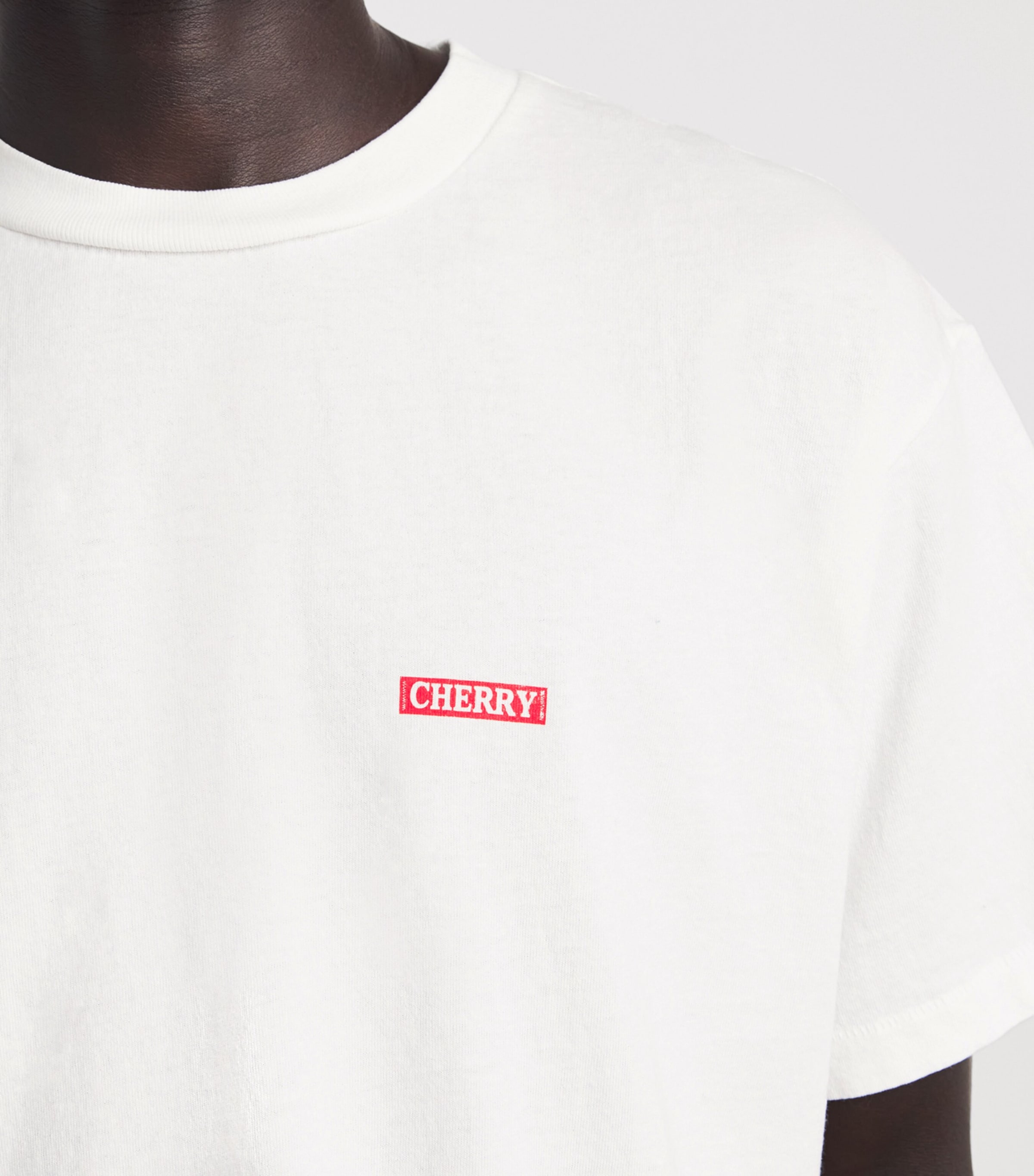 Cherry Los Angeles Mens Desert Boxy T-Shirt Vintage White Image 3