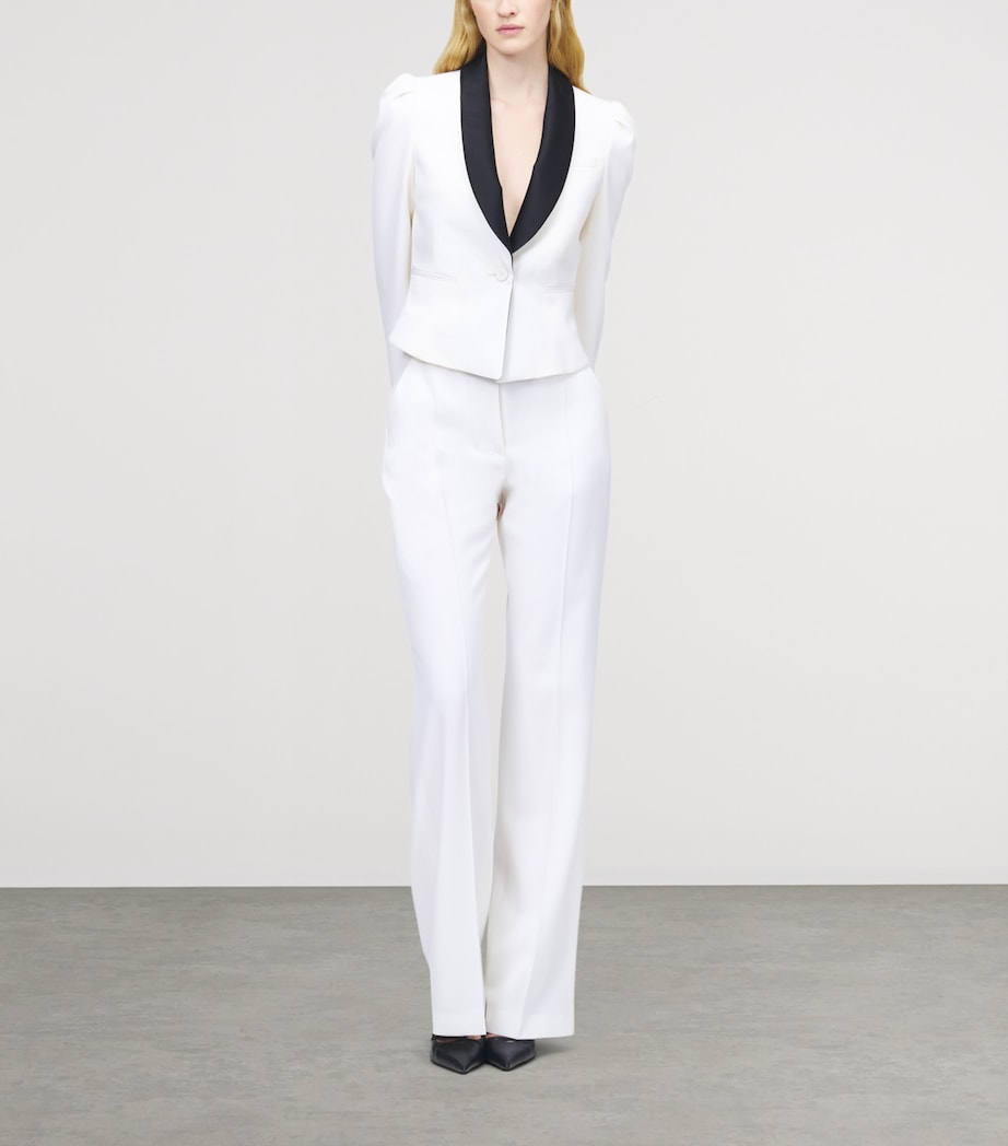 Wool Cropped Blazer 9016 Image 2