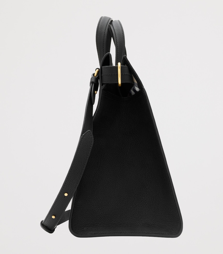 Medium Calfskin Cotswolds Tote Bag BLACK Image 5