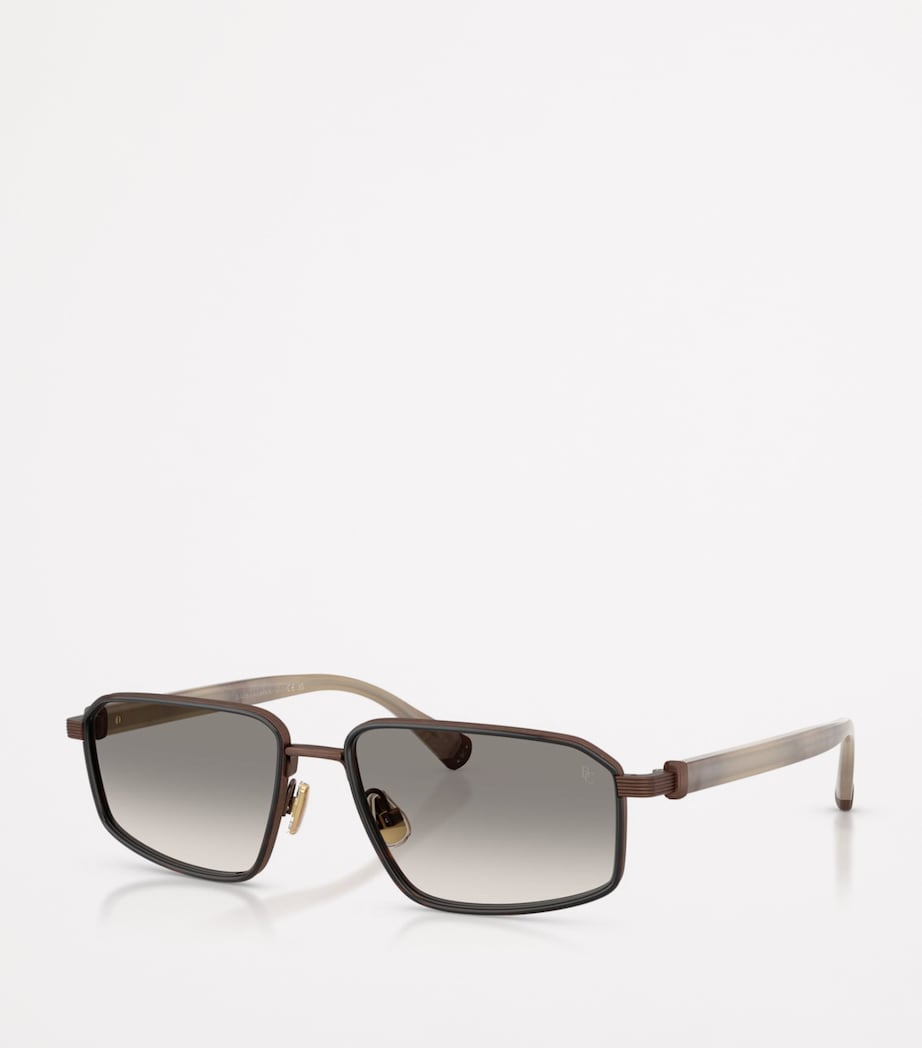 Titanium Rectangle Jarama Sunglasses 500632 Image 2