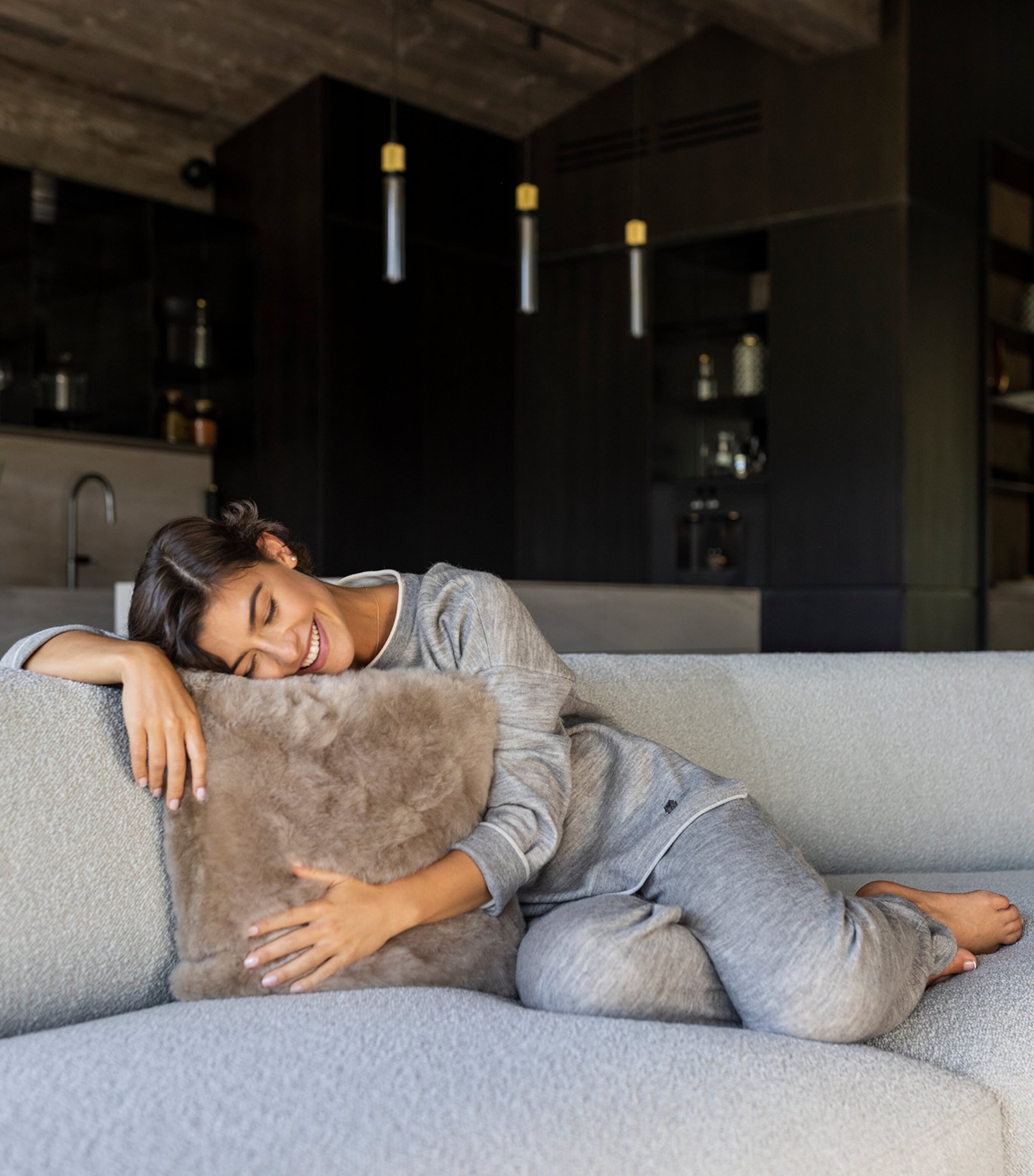 Nube Cushion (40cm x 40cm) TAUPE Image 5