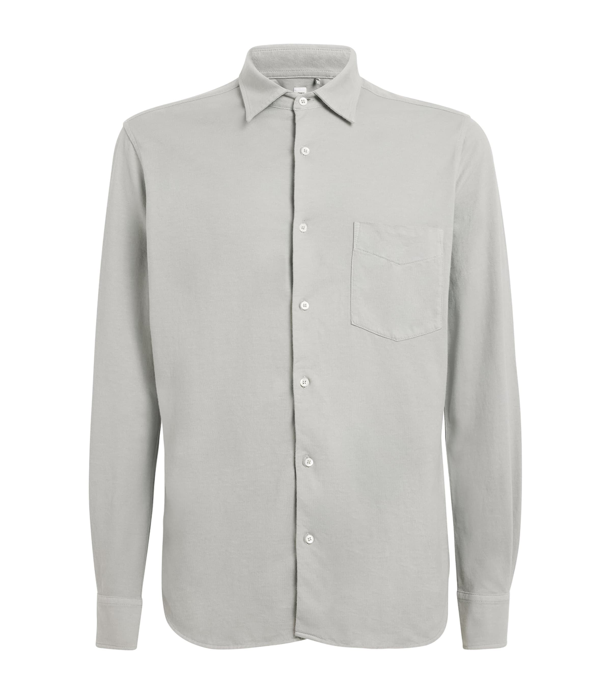Aspesi Cotton Jersey Shirt In Gray