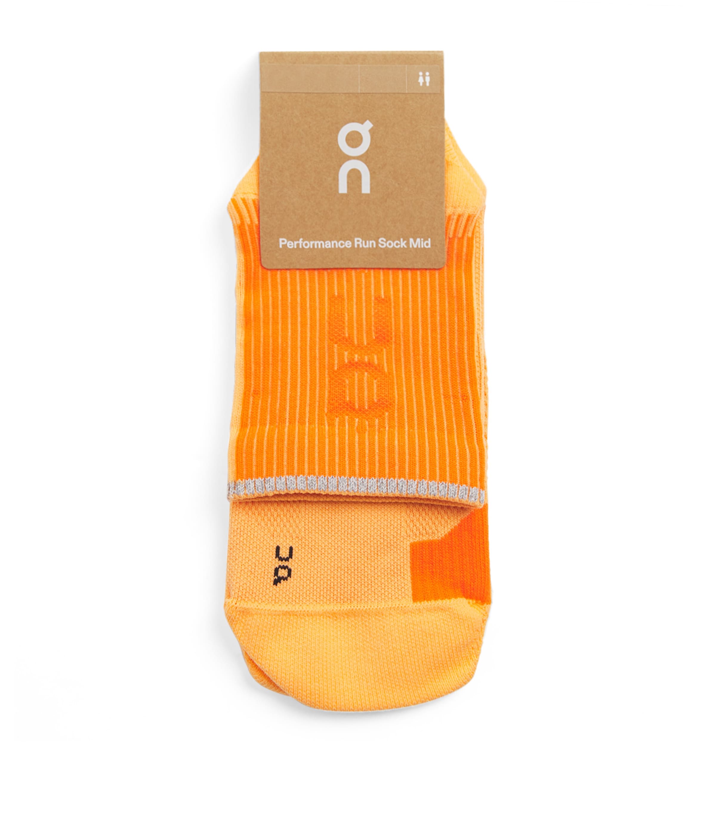 Performance Run Mid Socks TANGERINE | FLAME Image 1
