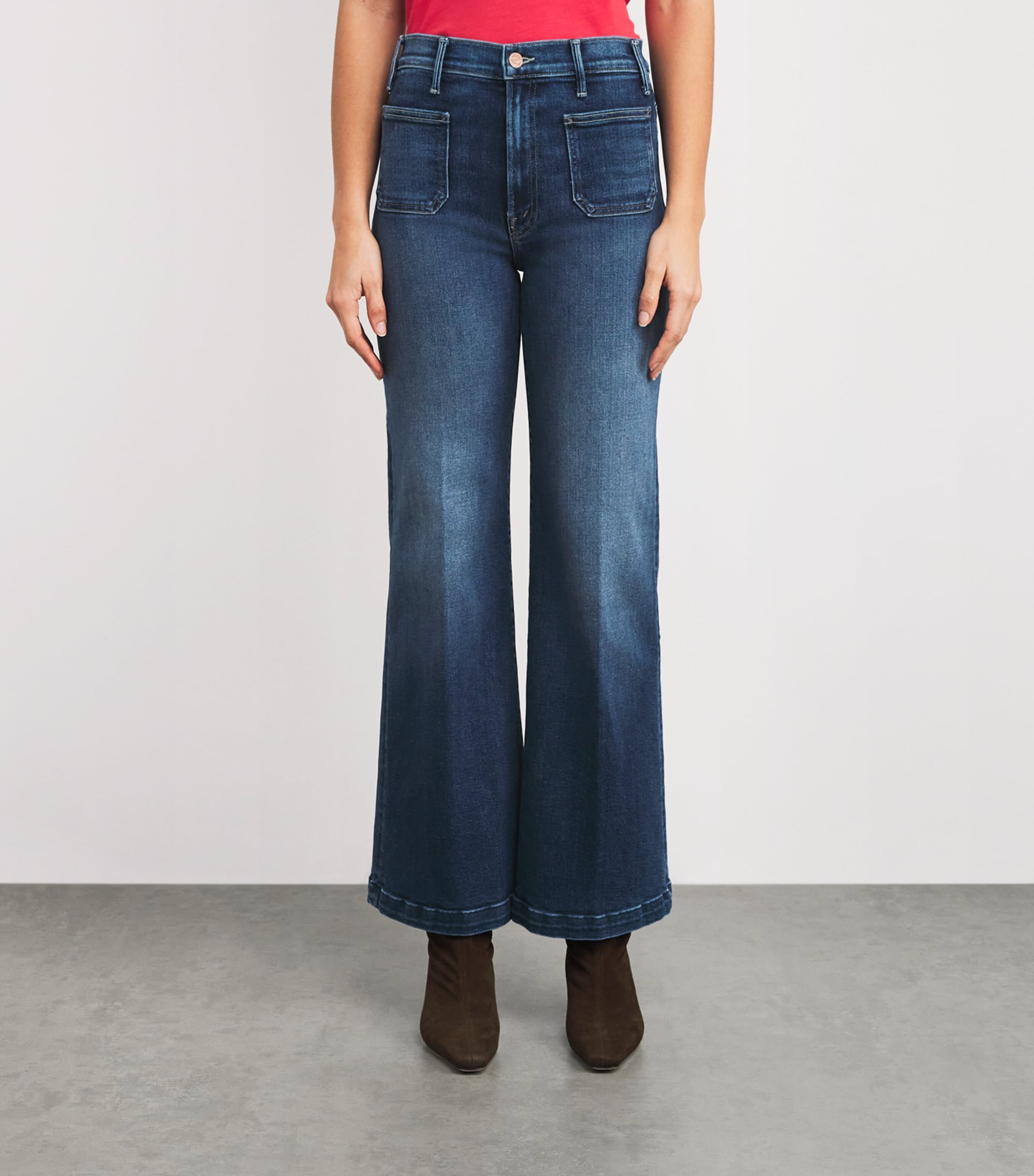The Huster Roller Wide-Leg Jeans OLH ONE LAST SH Image 3