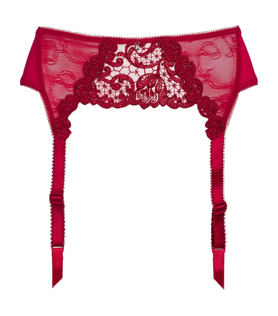 Fantasie Womens Portia Suspender Belt Red Red Image 1