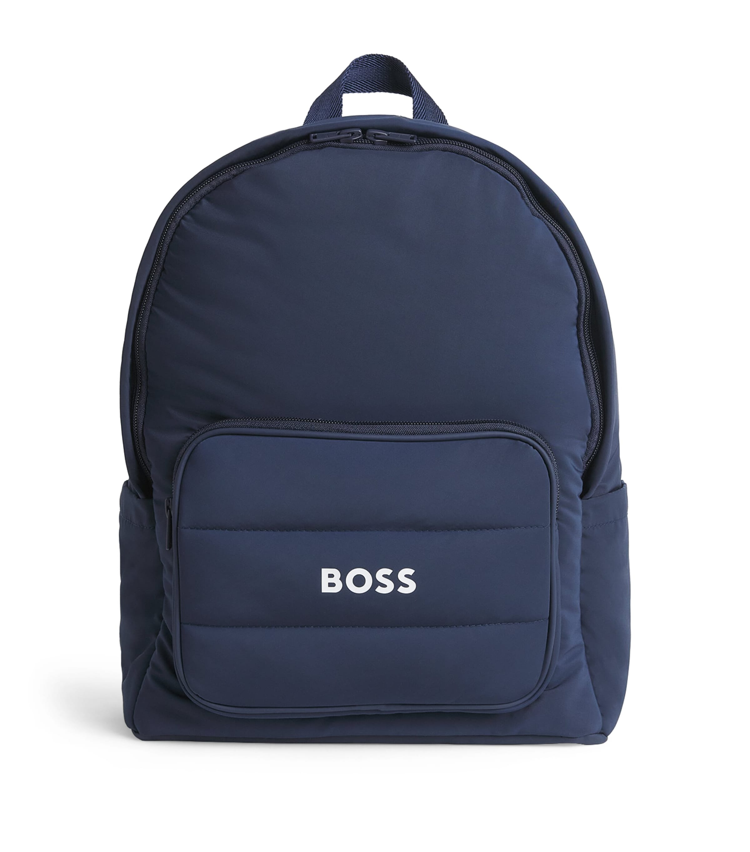 BOSS Kidswear Logo Backpack Navy Image 1