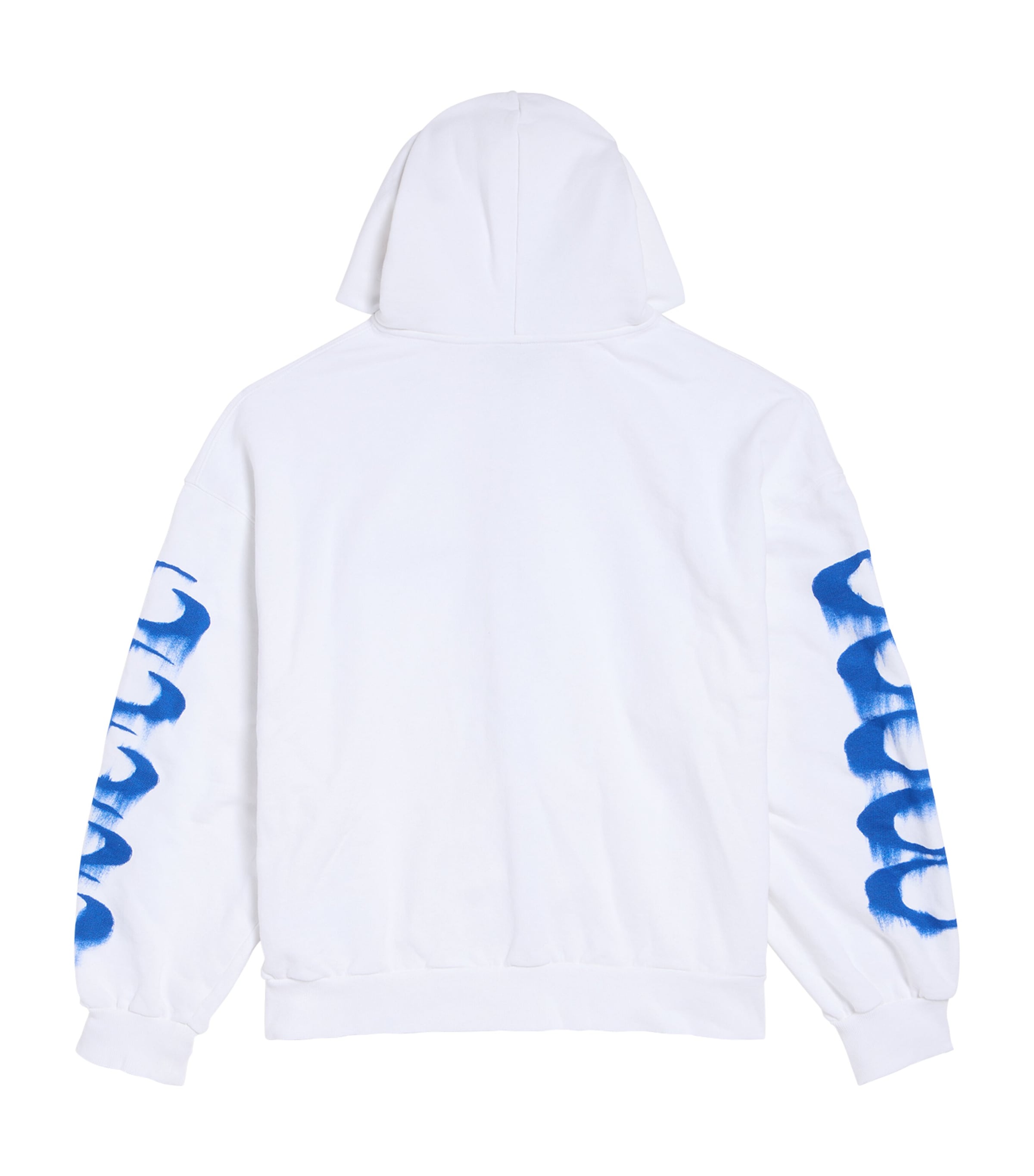 Balenciaga Mens Cotton Wet Brush Zip-Up Hoodie Image 2
