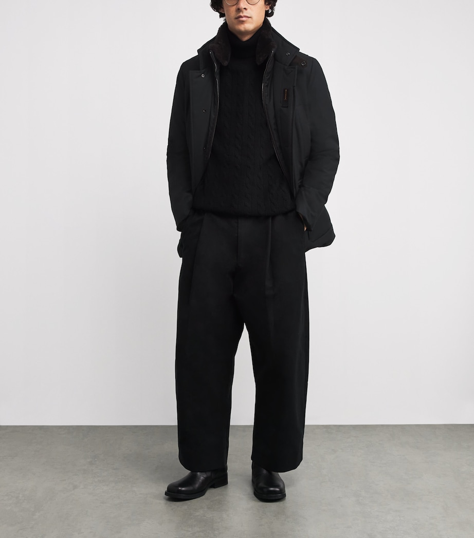 Down Drive Hybrid Coat NERO U0001 Image 2