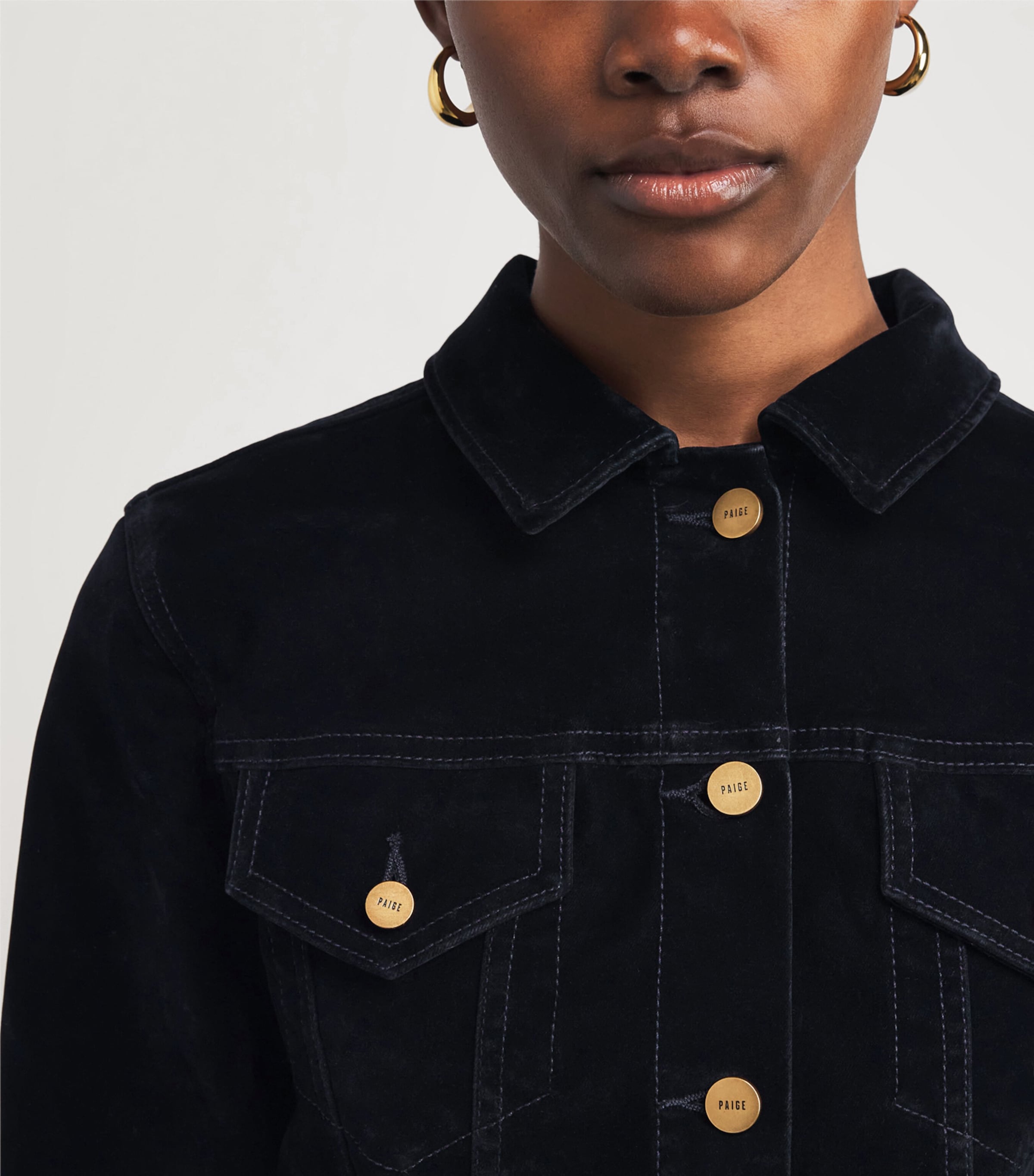 Velvet Chantel Jacket ONYX RICH VELVET Image 6