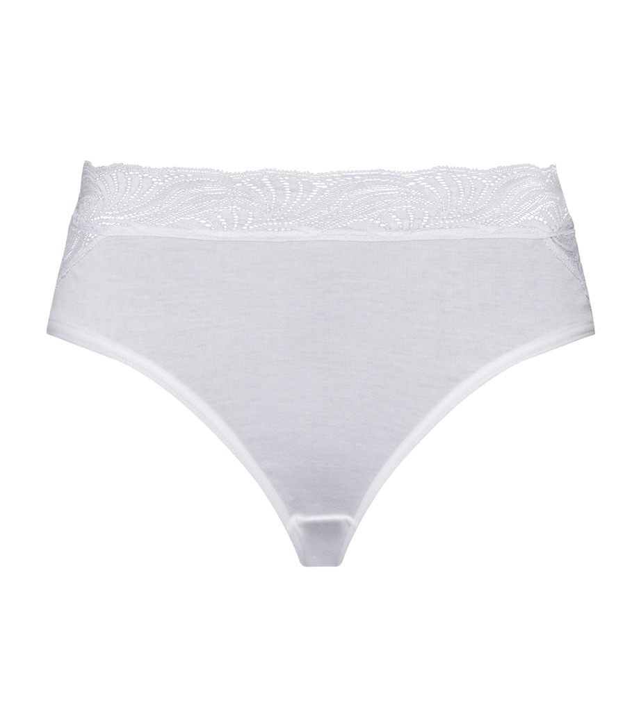 Cotton Delight Midi Briefs WHITE Image 1