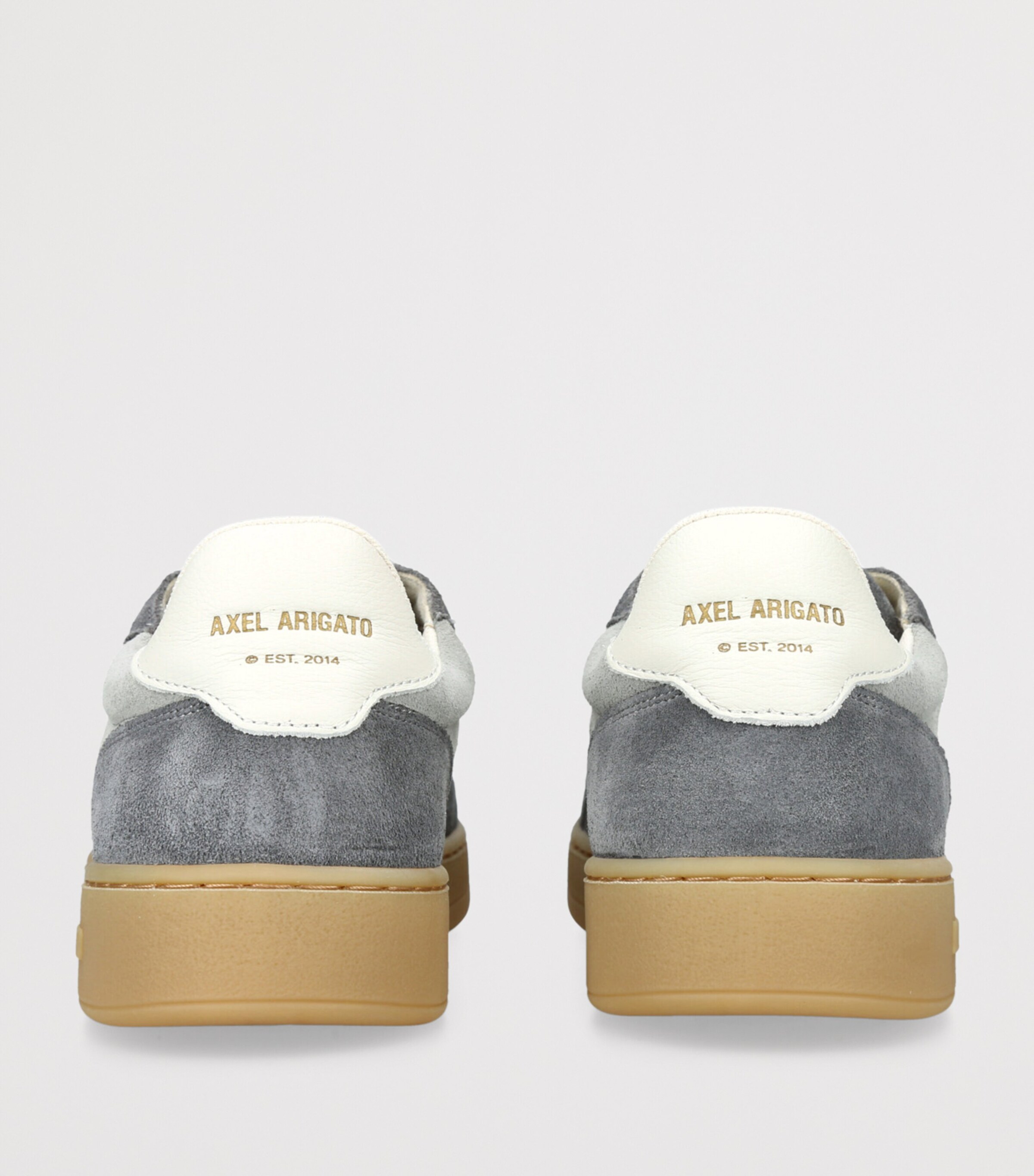 Leather Dice T-Toe Sneakers GREY Image 2