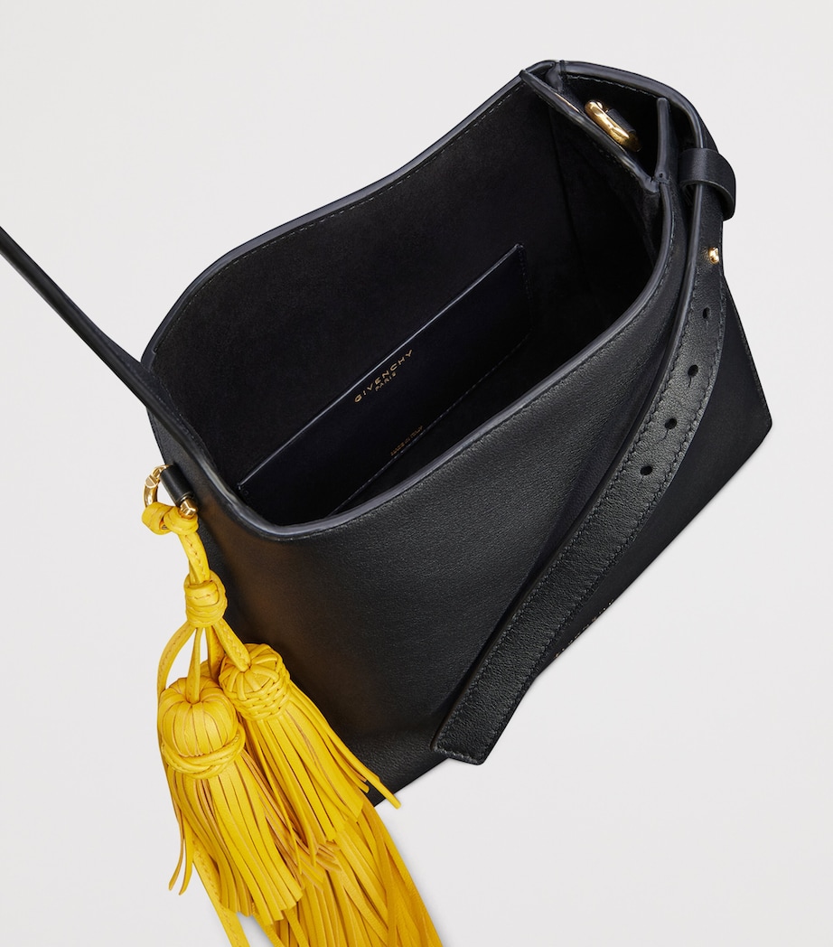 Mini Leather Day Hobo Bag BLACK Image 6