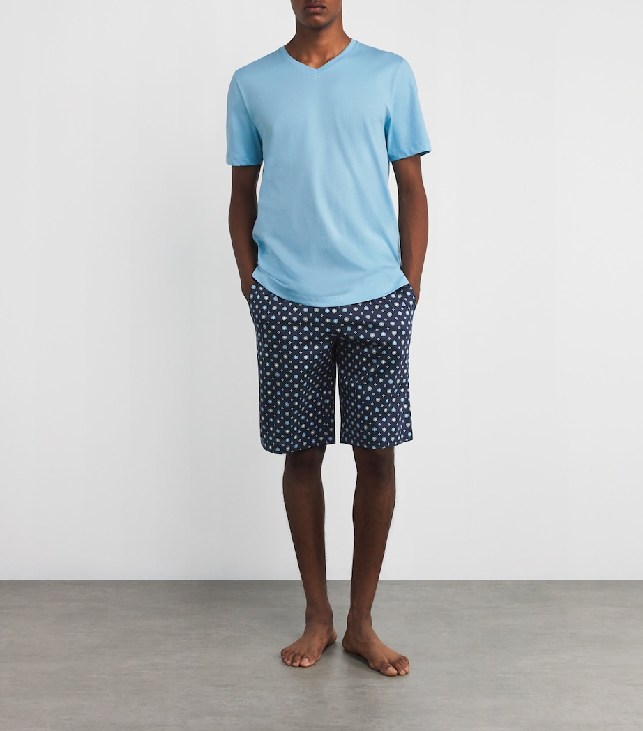 Cotton Night & Day Pyjama Set 3003 REGATT TIE PRNT Image 2