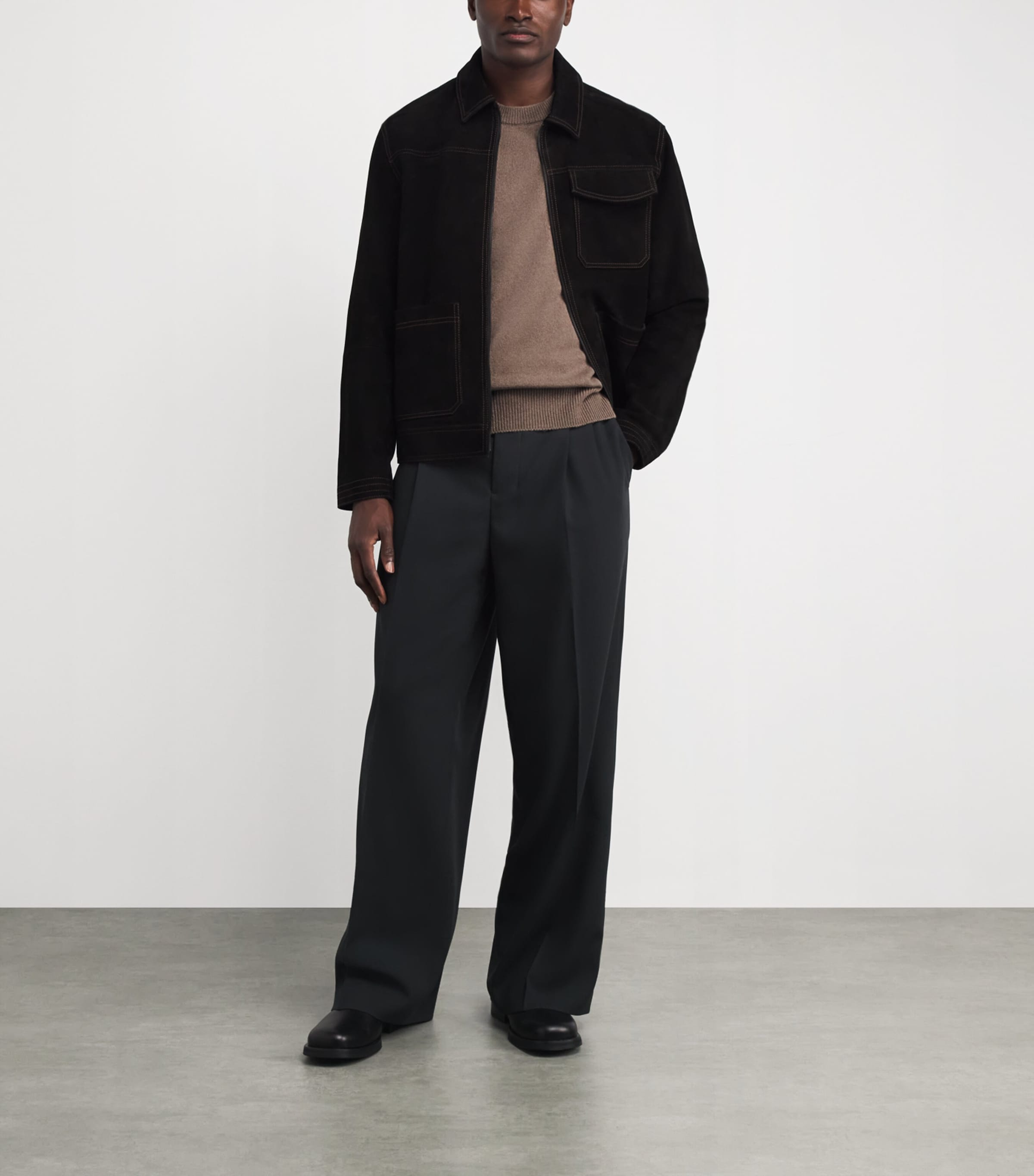 Wool-Cashmere Monogram Sweater D788 Image 2