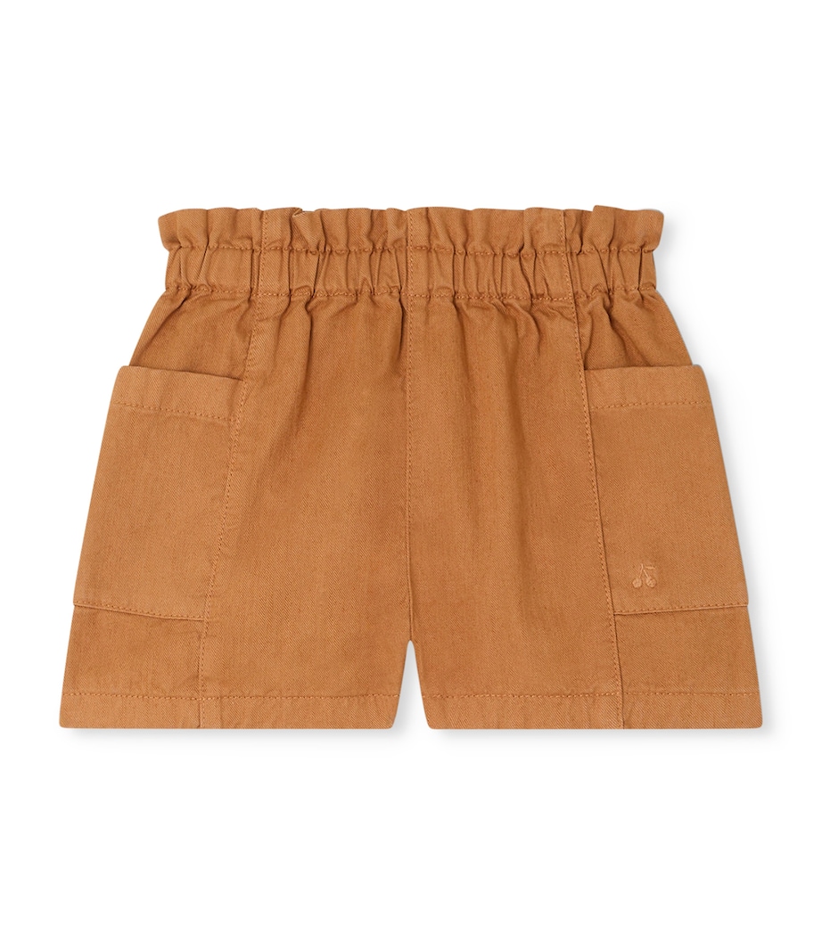 Bonpoint Denim Shorts (6-18 Months) Muscade Image 1