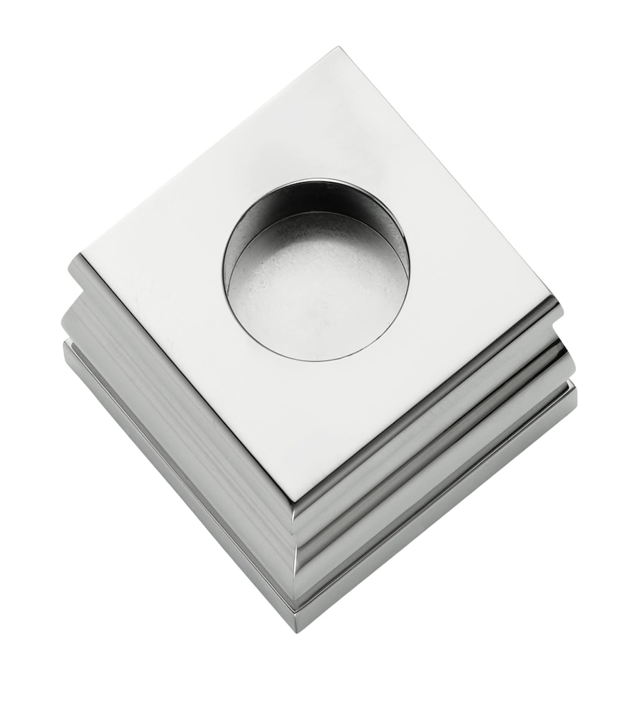 Small Perspectives Candle Holder SILVER Image 2