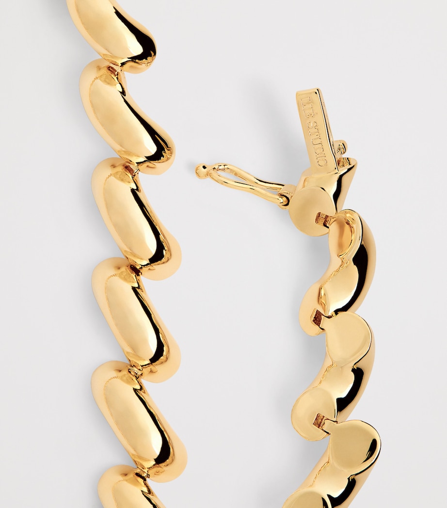 LIÉ STUDIO Gold-Plated The Edith Chain Necklace Gold Image 5