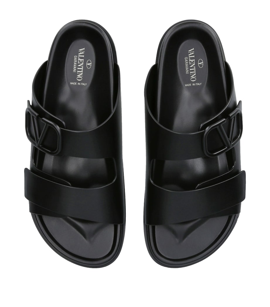 Valentino Garavani VLOGO Slides Black Image 4