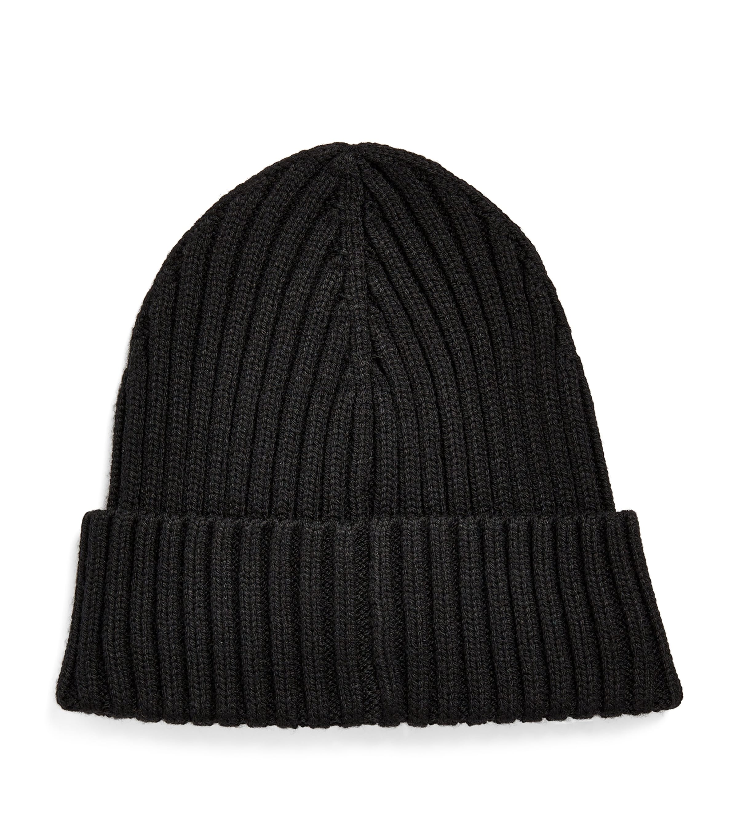 Ribbed Beanie BLACK Image 2