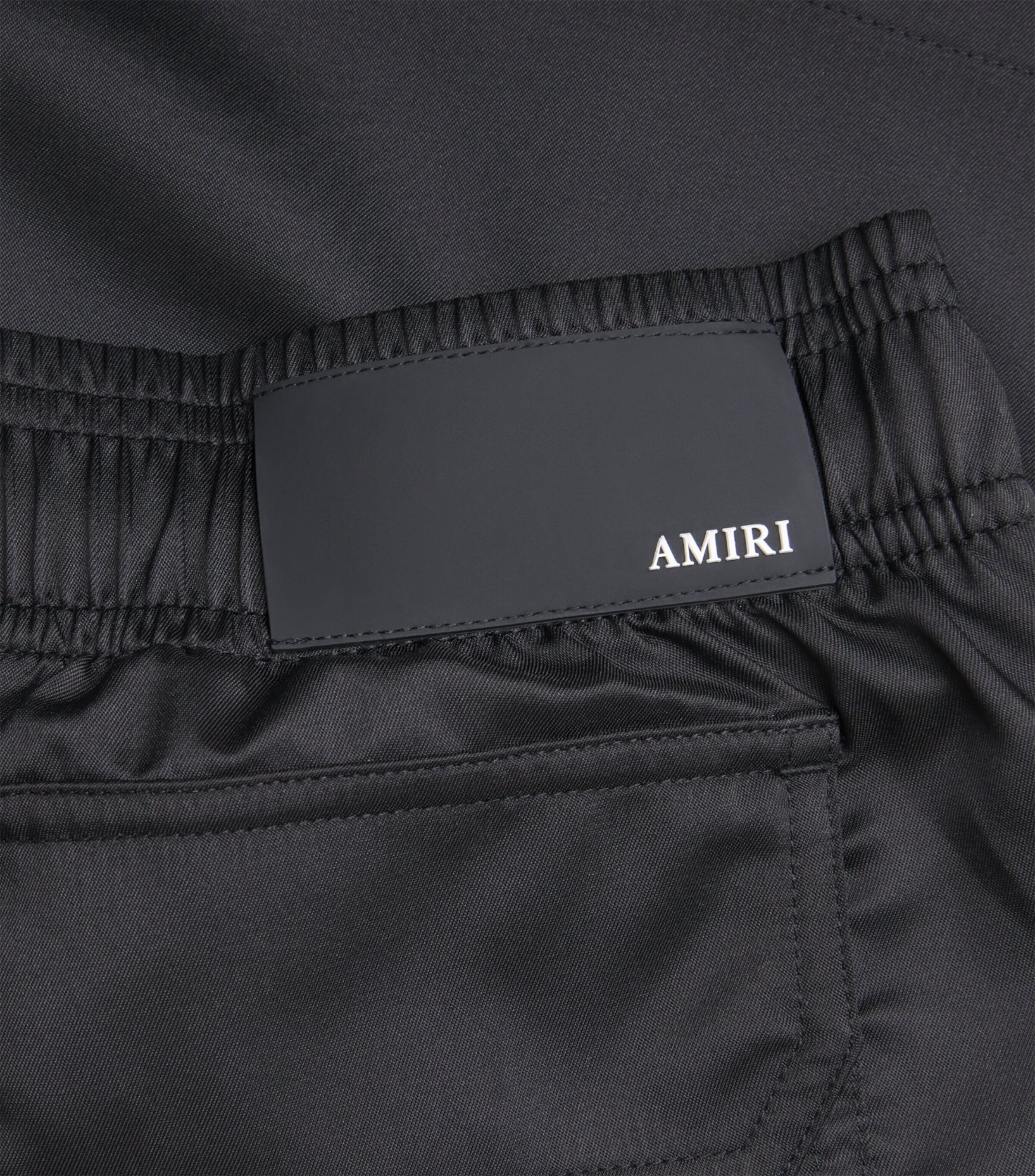 AMIRI Mens Chateau Crest Swim Shorts Black Image 5