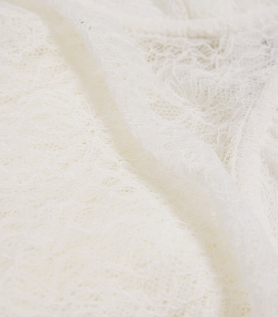 Lace Aperture Bodysuit MCRM CREAM Image 5