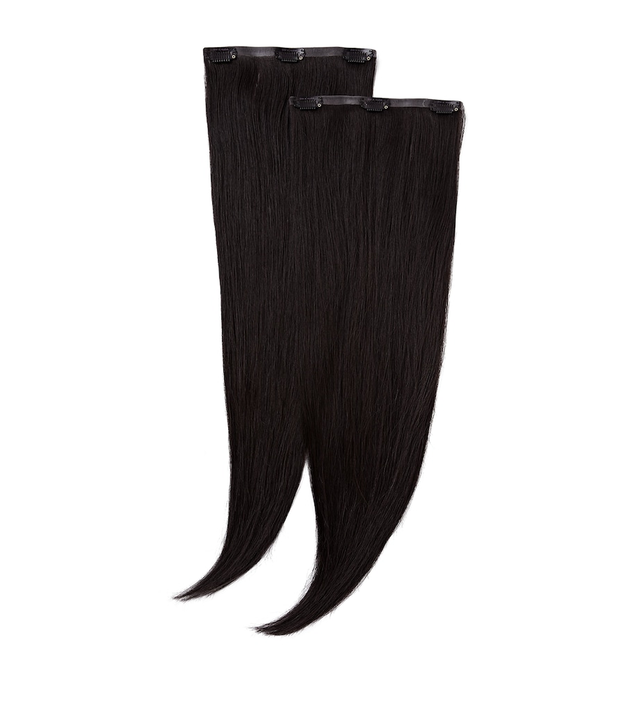 Beauty Works x Huda BARELY THERE Mix & Match Duo Clip-In Hair Extensions (20") MIDNIGHT KOHL Image 1