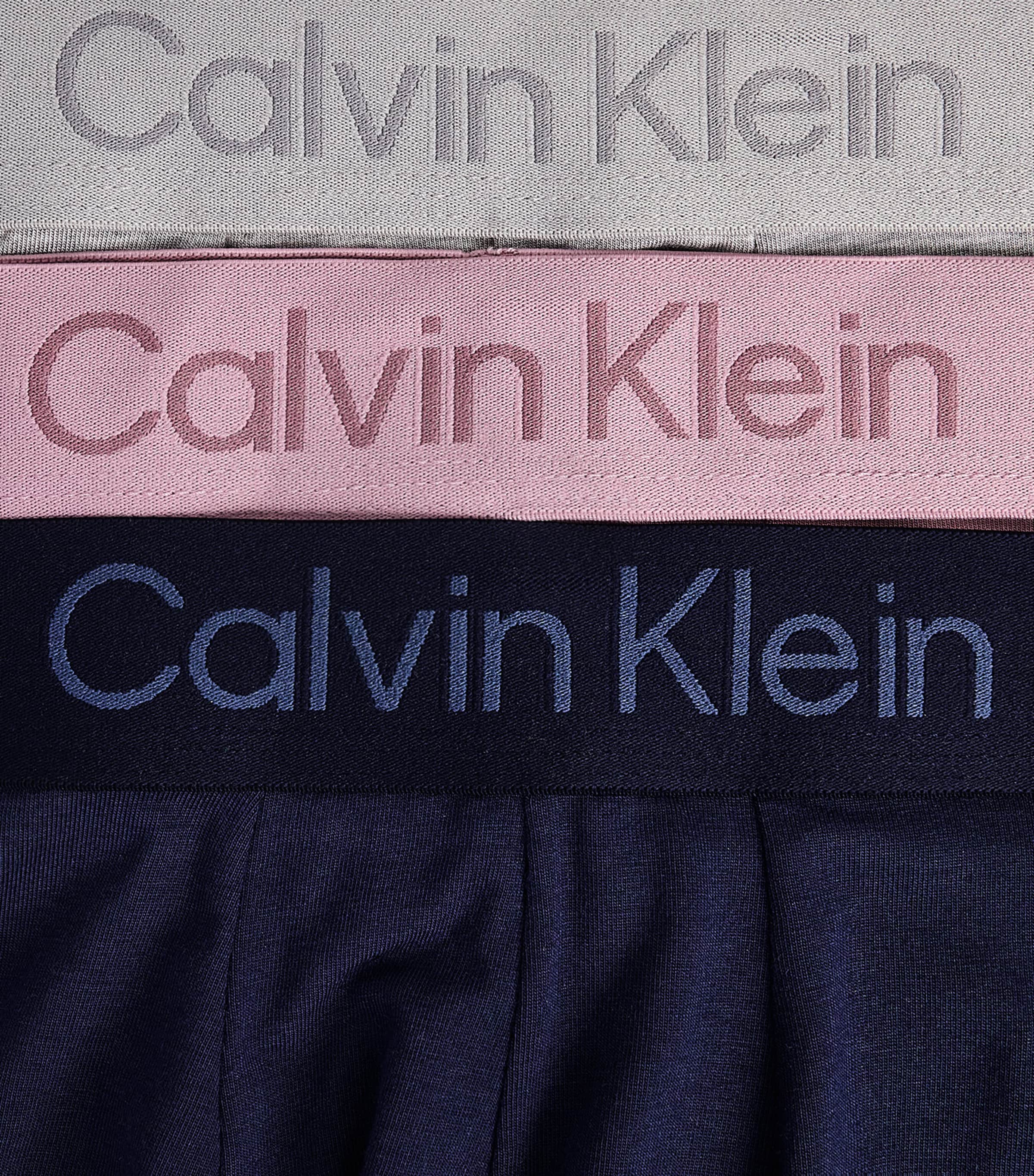 Calvin Klein Mens Ultra Soft Modal Trunks (Pack of 3) Dark Sapphire/d Image 5