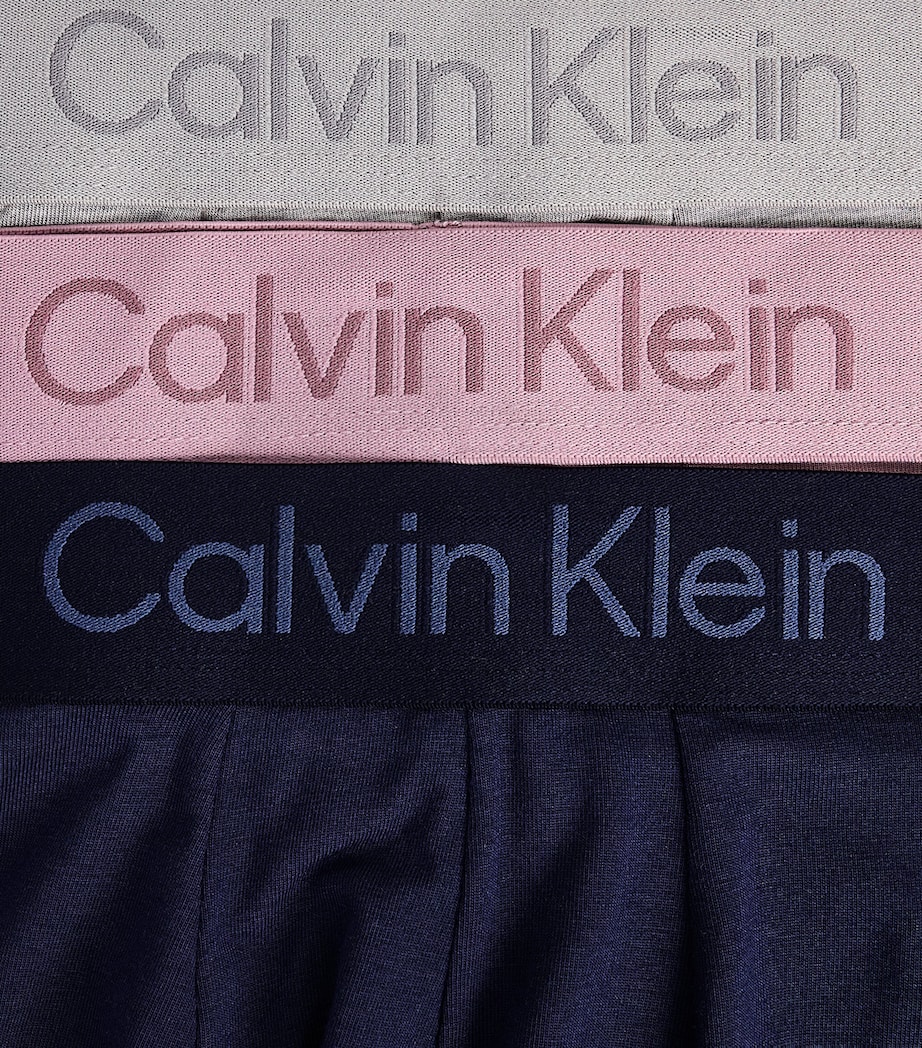 Calvin Klein Mens Ultra Soft Modal Trunks (Pack of 3) Dark Sapphire/d Image 5