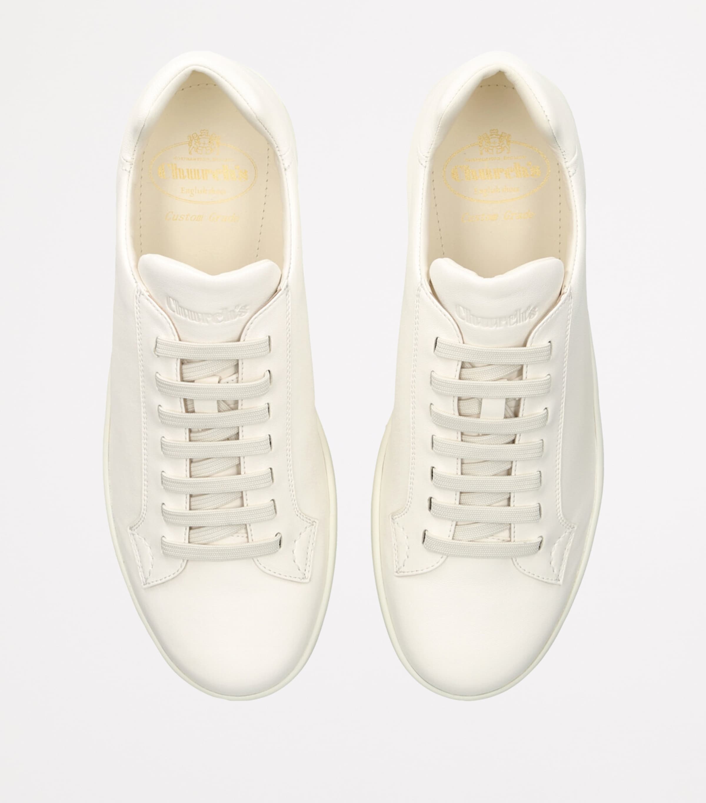スニーカー Church's Ivory leather Ludlow 2 sneakers Church's Leather Ludlow 2 Sneakers | Harrods US