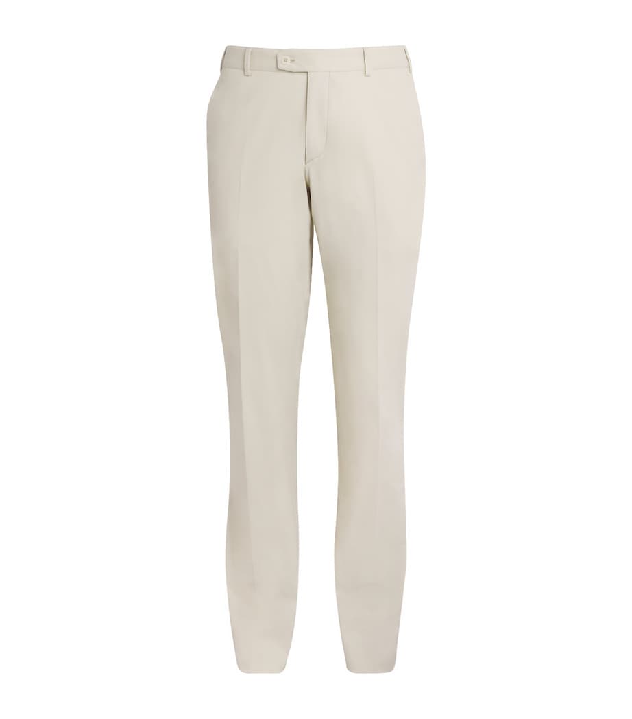 Brioni Mens Wool Tailored Trousers Image 1