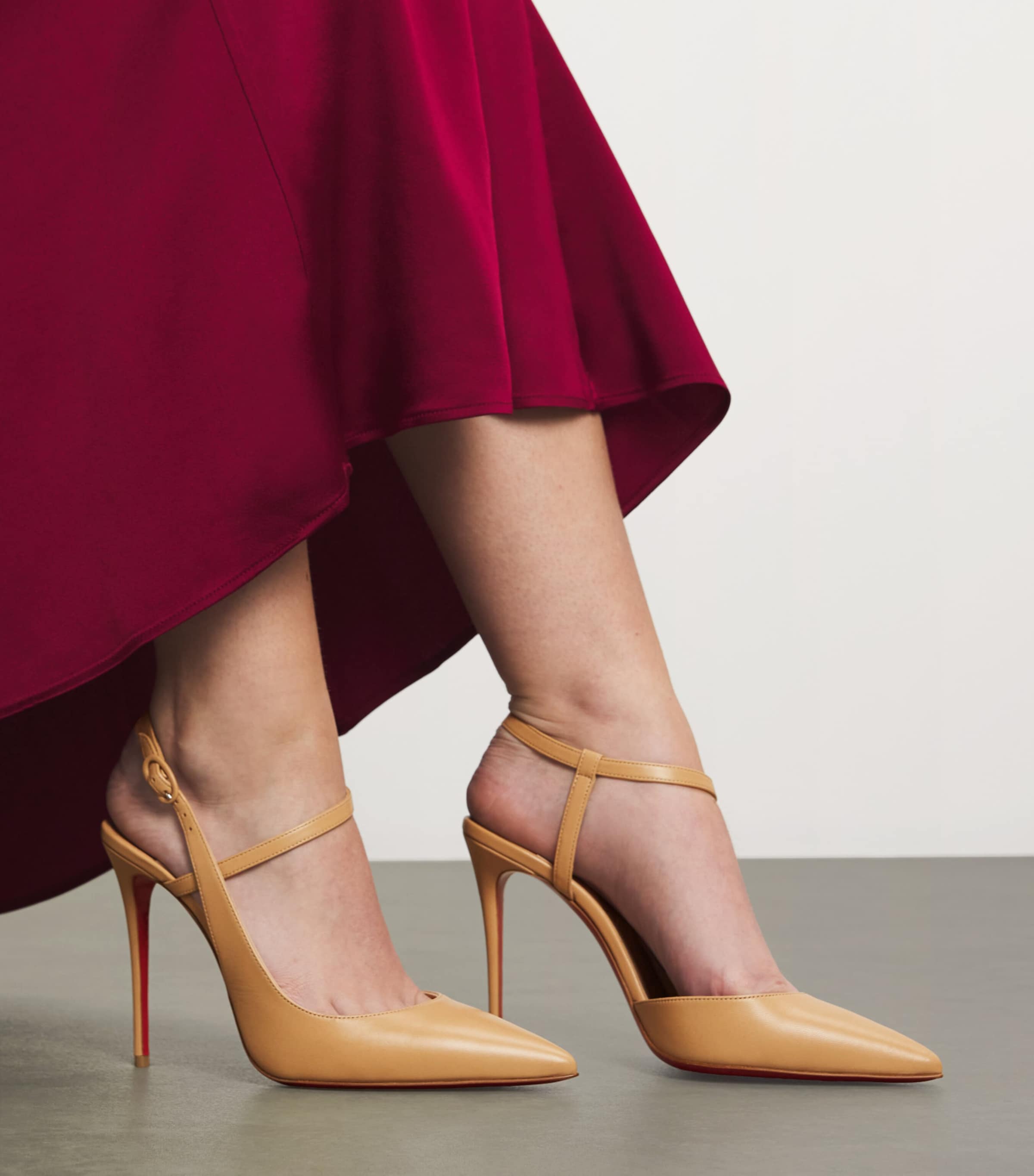 パンプス Jenlove 100 llic leather slingback pumps CHRISTIAN LOUBOUTIN Jenlove 100 leather slingback pumps