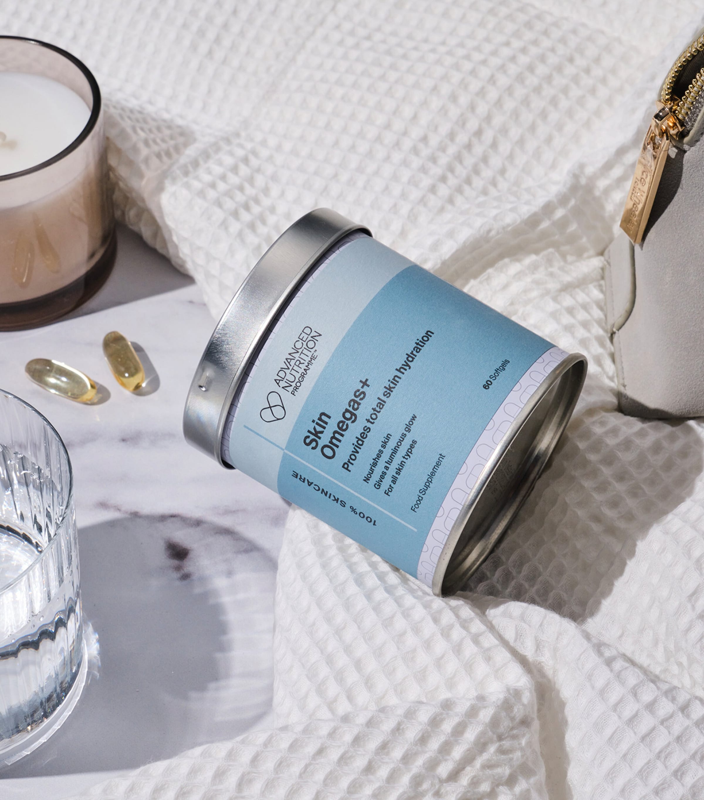 Skin Omegas+ (180 Softgels) NO COLOUR Image 2