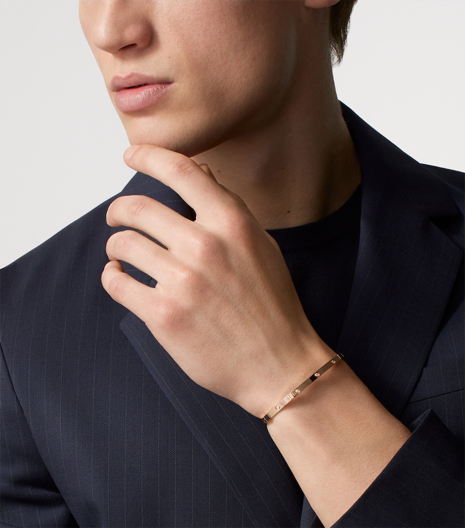 Cartier Small Rose Gold and Diamond LOVE Bracelet Rose Gold Image 2