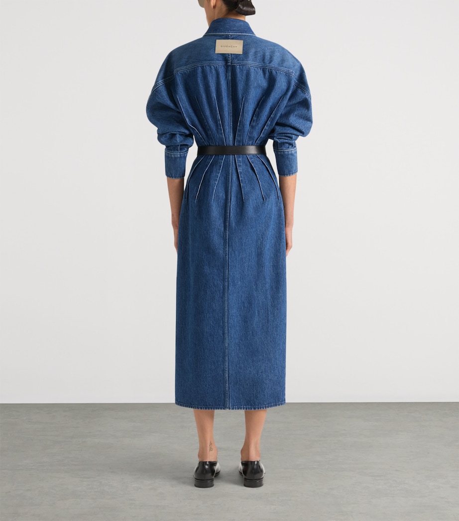 Denim Cocoon Dress MEDIUM BLUE Image 3