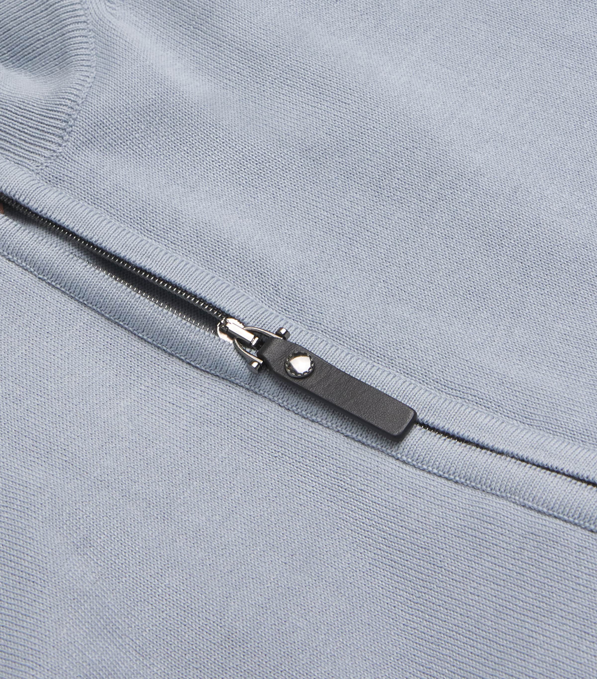 Cotton Zip-Up Cardigan 408 Image 5