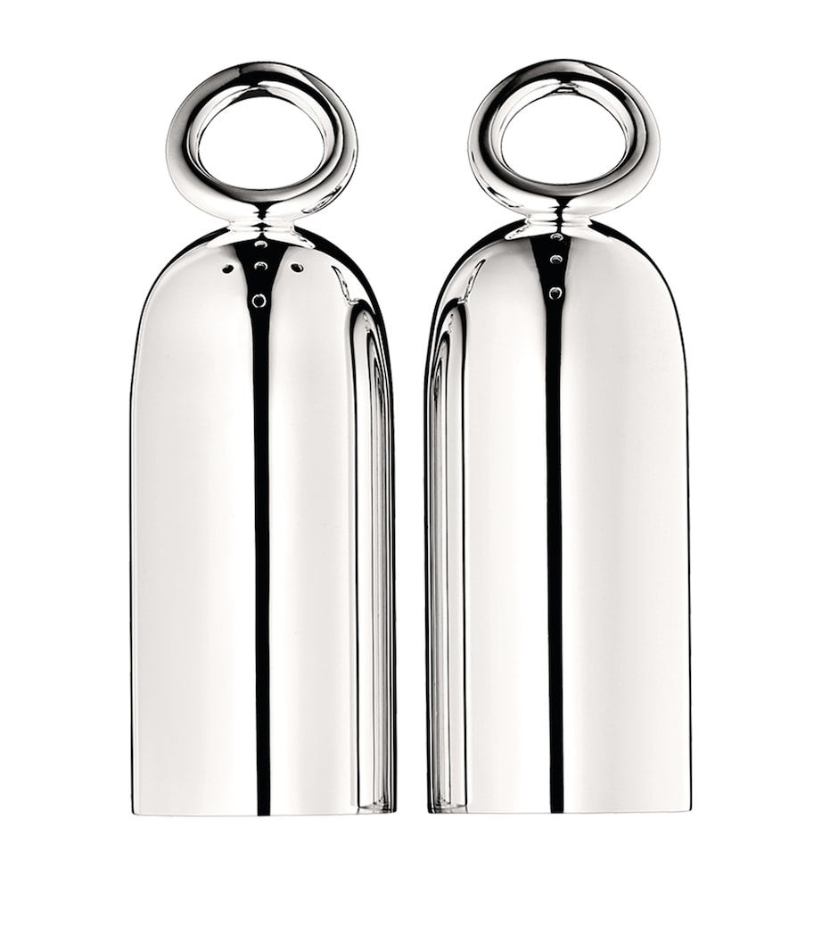 Vertigo Salt and Pepper Shaker Set SILVER Image 1