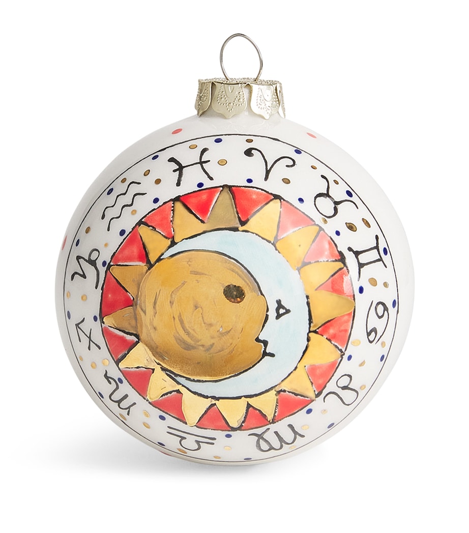 Jayne Redmond Ceramic Sun Moon Bauble Image 1