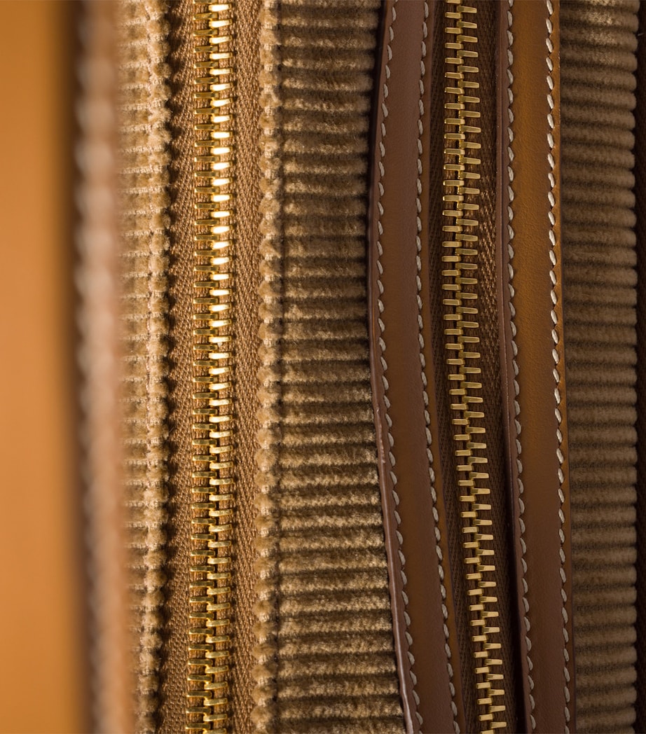 Corduroy Pocket Shoulder Bag F0401 Image 5