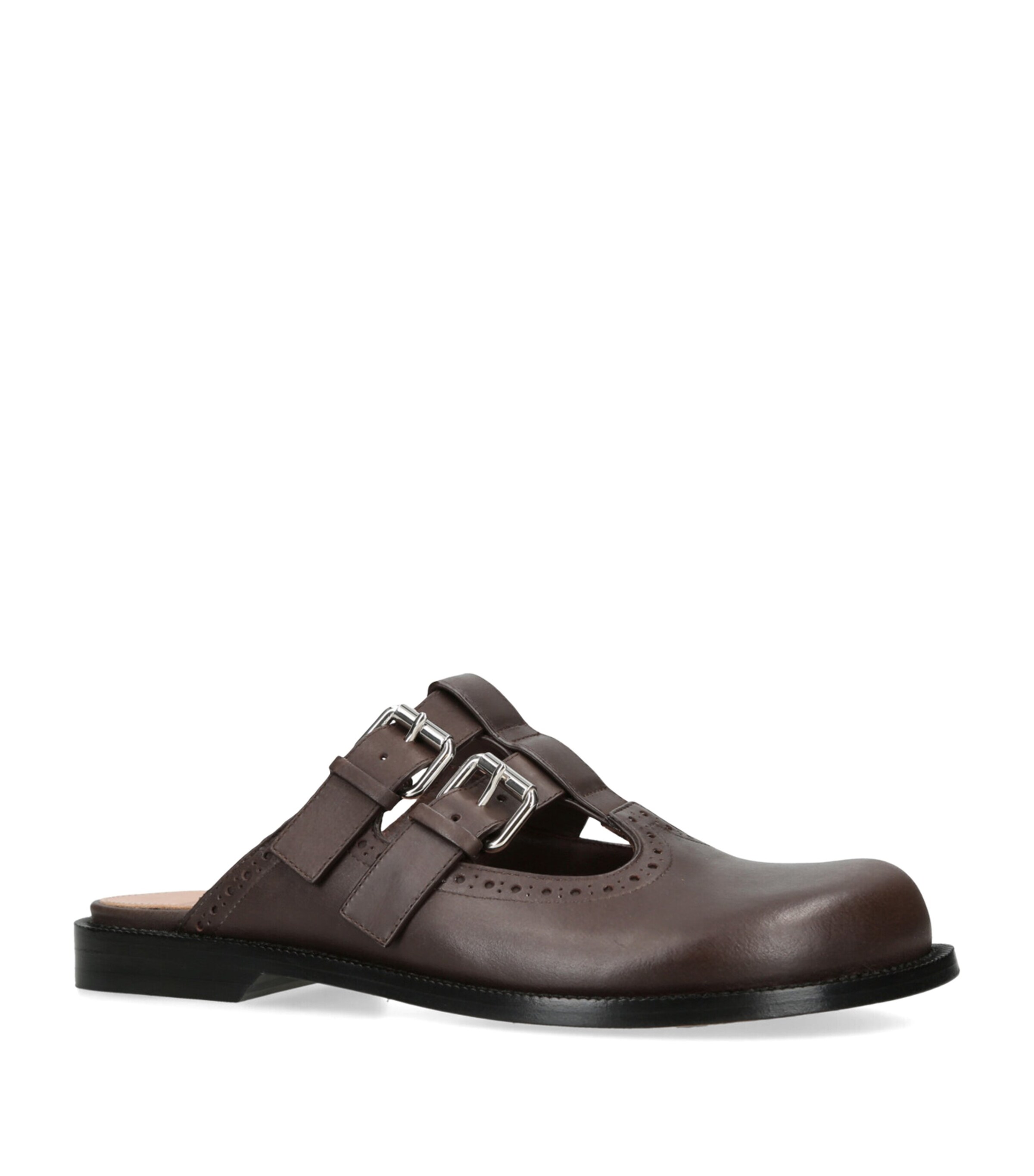 【VIP価格】LOEWE MARY JANE CAMPO LEATHER MULE Loewe Campo Leather Mary Jane Mules | Neiman Marcus