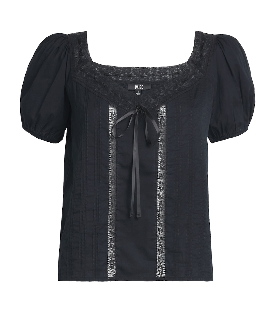 Cotton Anzio Top BLACK Image 1