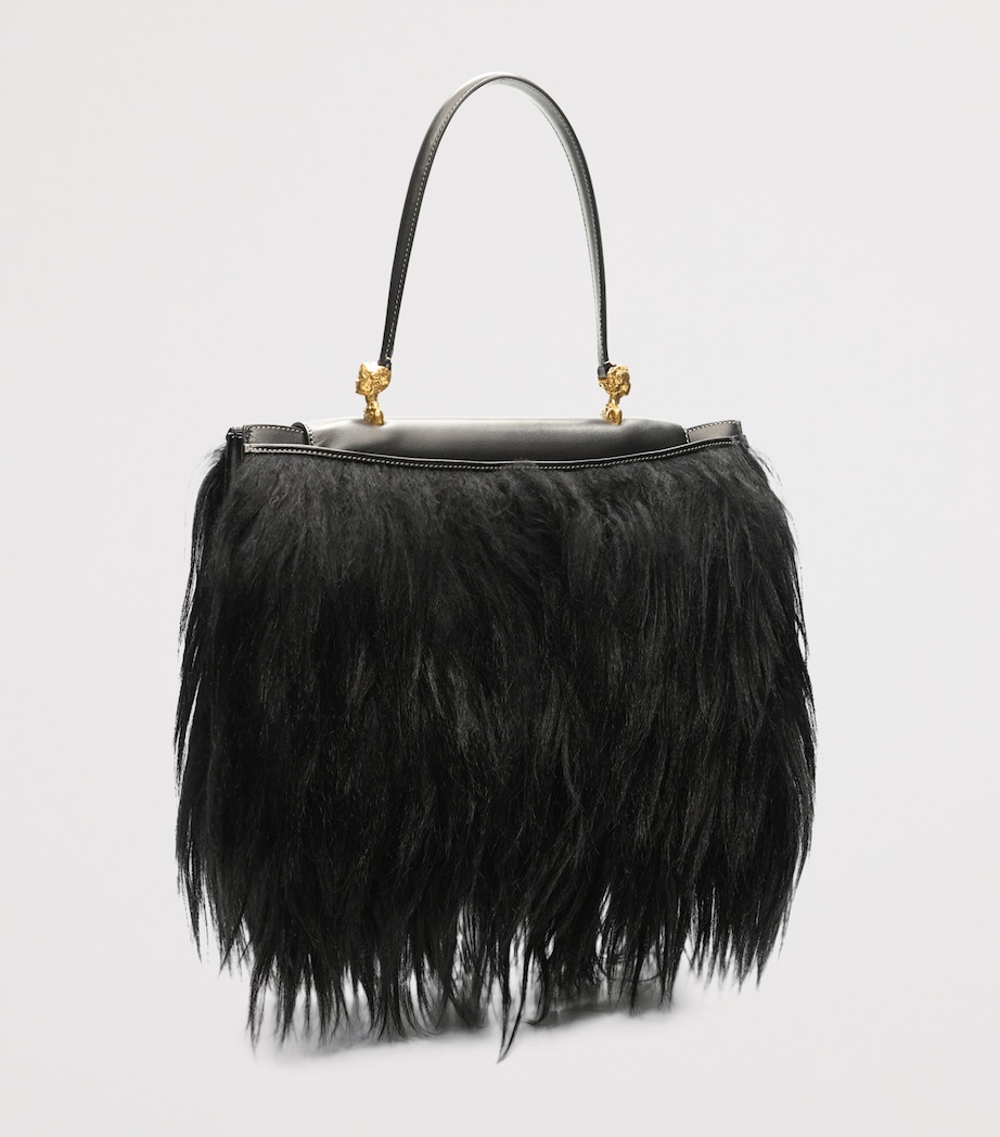Schiaparelli Leather Go Go Tote Bag Black Image 3