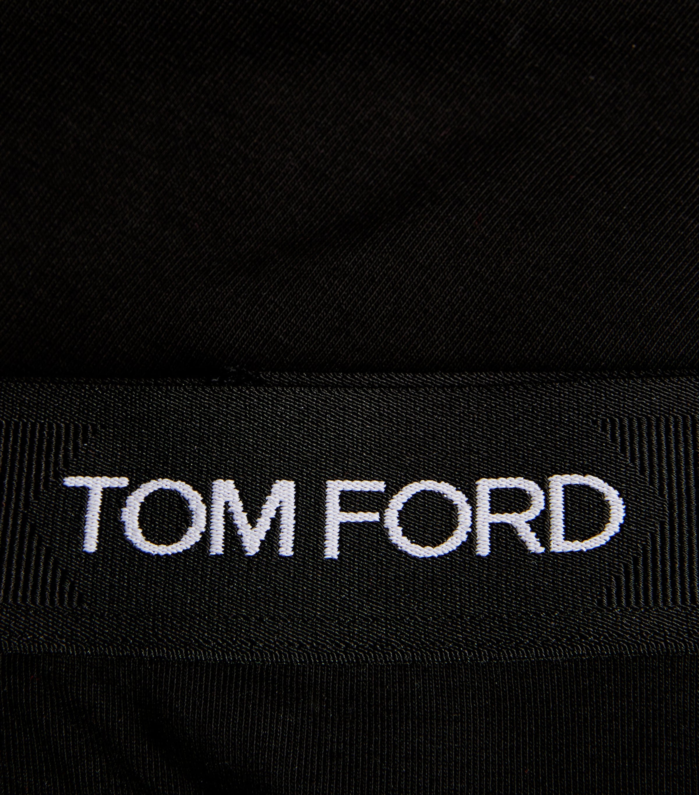 Stretch-Cotton Logo Boxers 002 BLACK Image 3