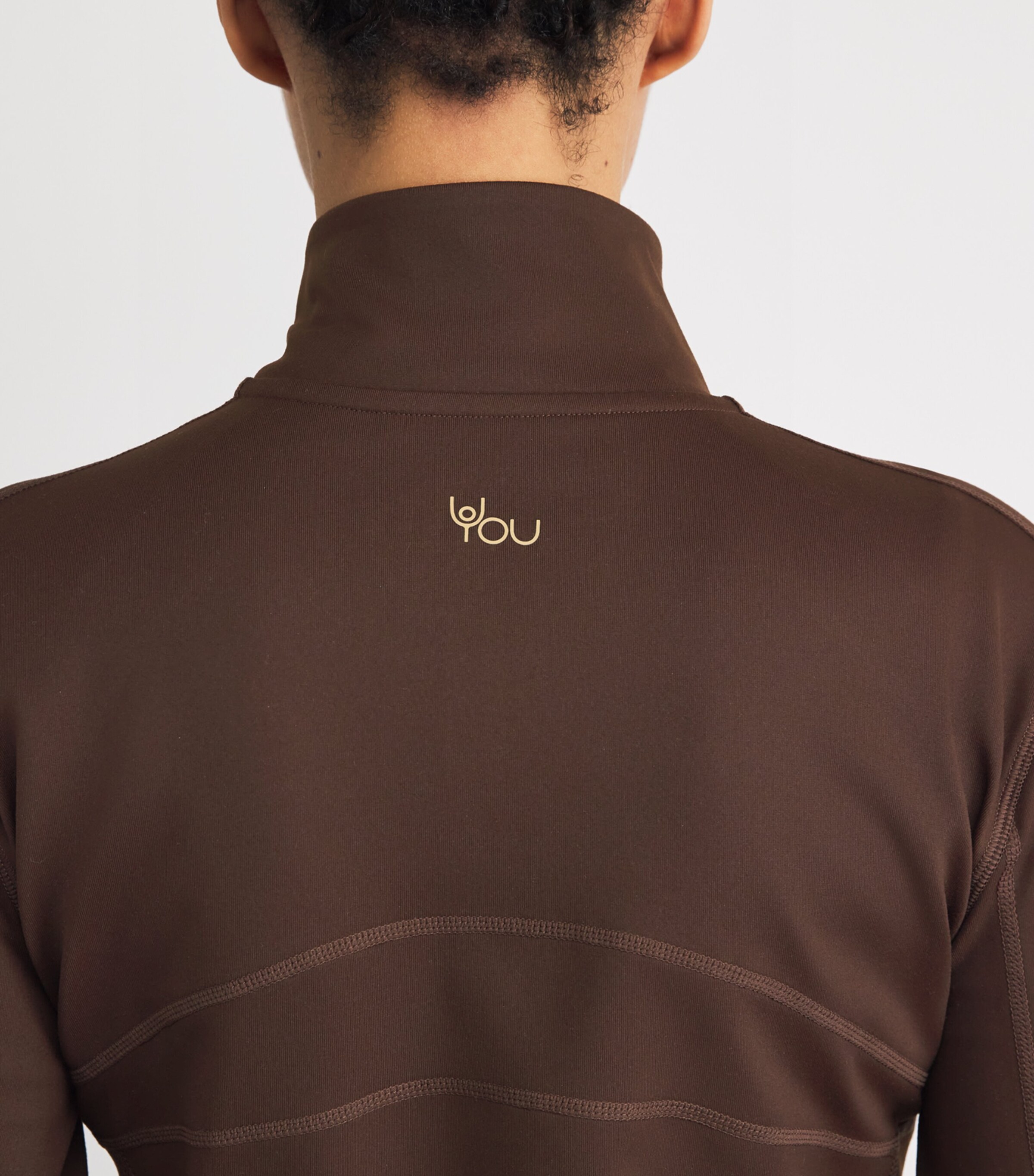 Y.O.U Womens Zip-Up Clayton Jacket Potting Soil Image 3
