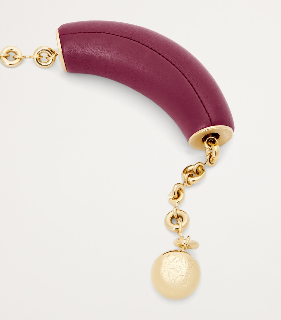 Small Leather Squeeze Top-Handle Bag CRIMSON Image 6