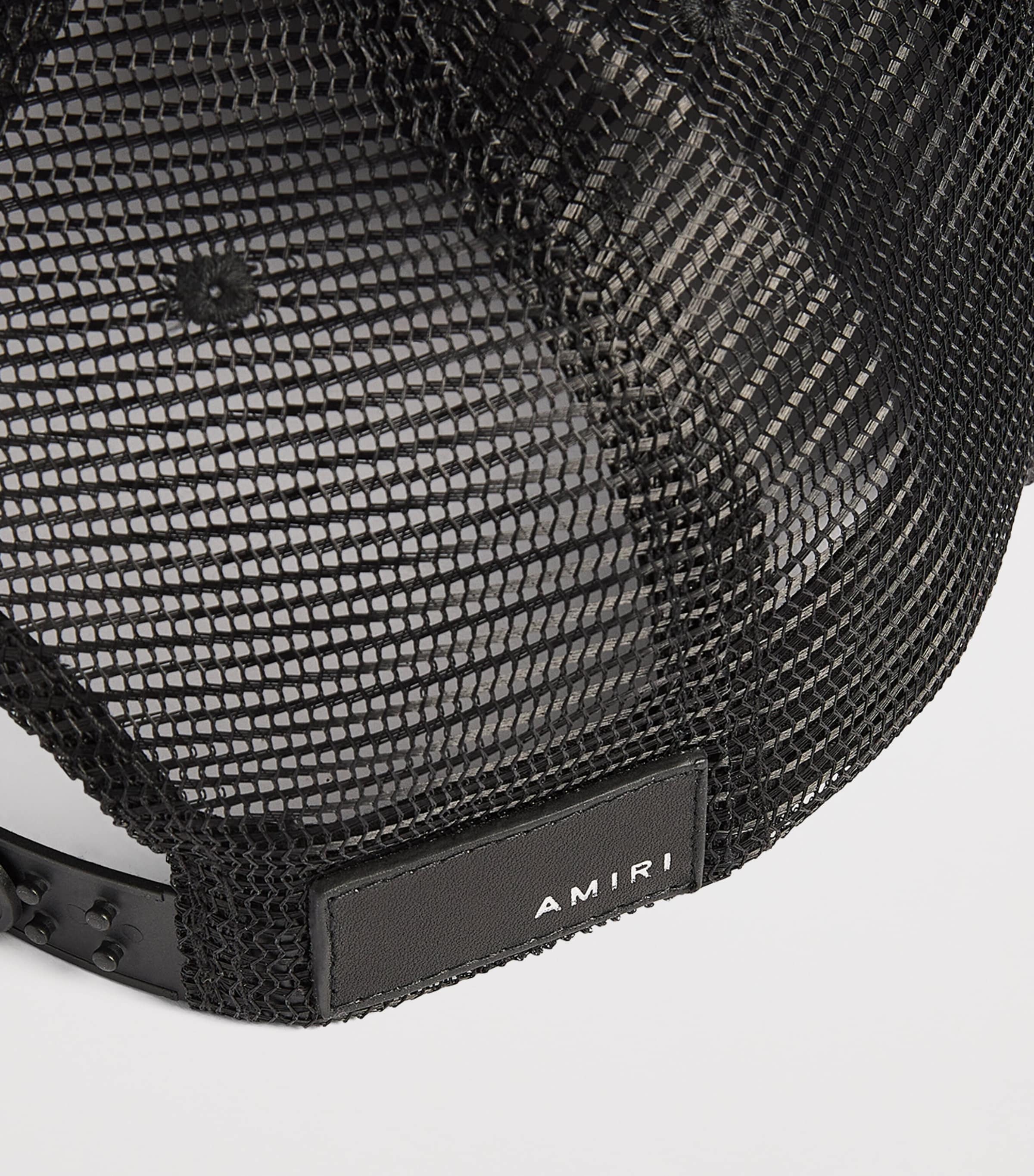 AMIRI Black Bandana Repair Trucker Cap | Harrods US