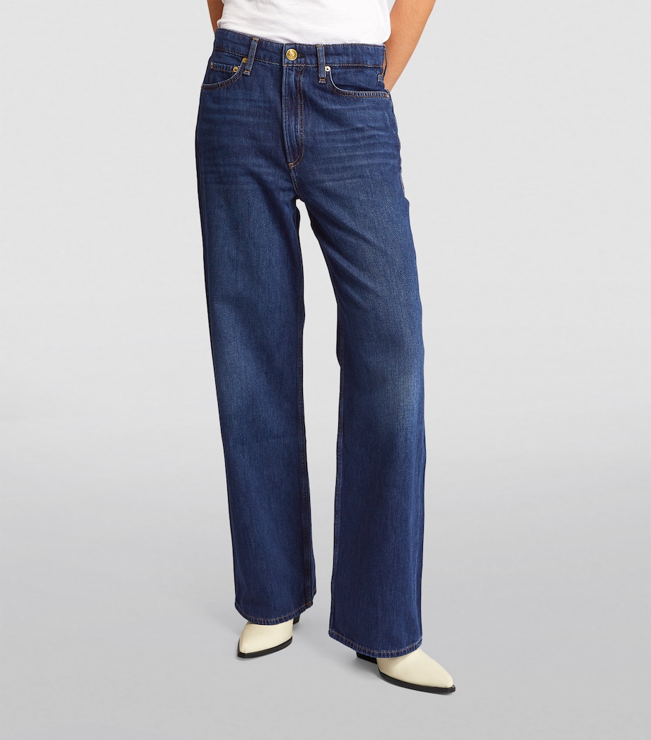 Logan Mid-Rise Wide-Leg Jeans ANNALISE Image 3