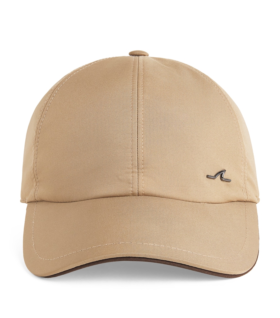 Paul & Shark Typhoon Platinum Sharkfin Baseball Cap Light Brown Image 1