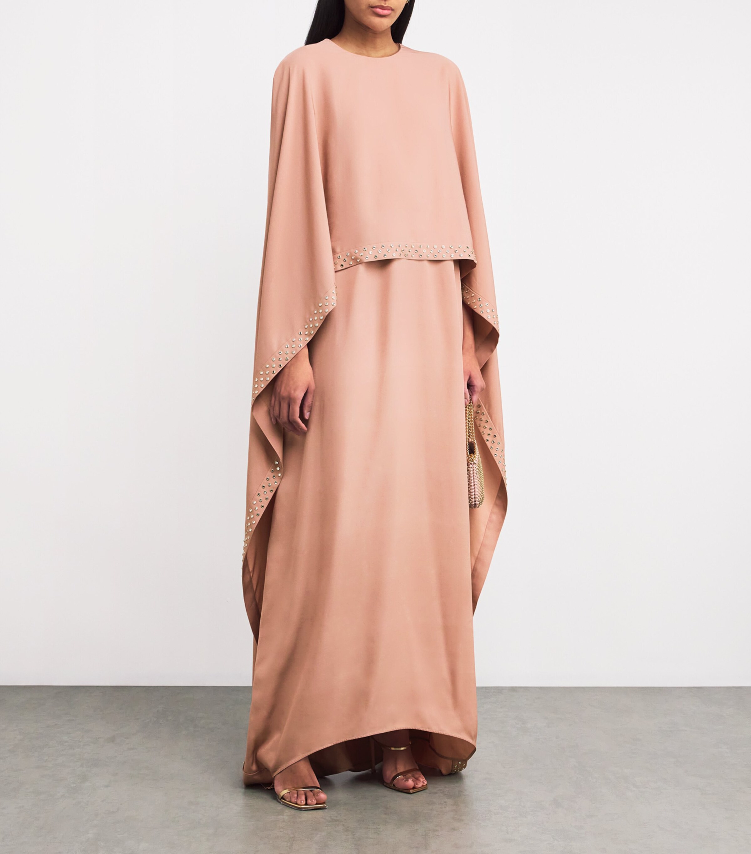 Rose Collection Embellished Maxi Dress 5765 DUSTY ROSE Image 2