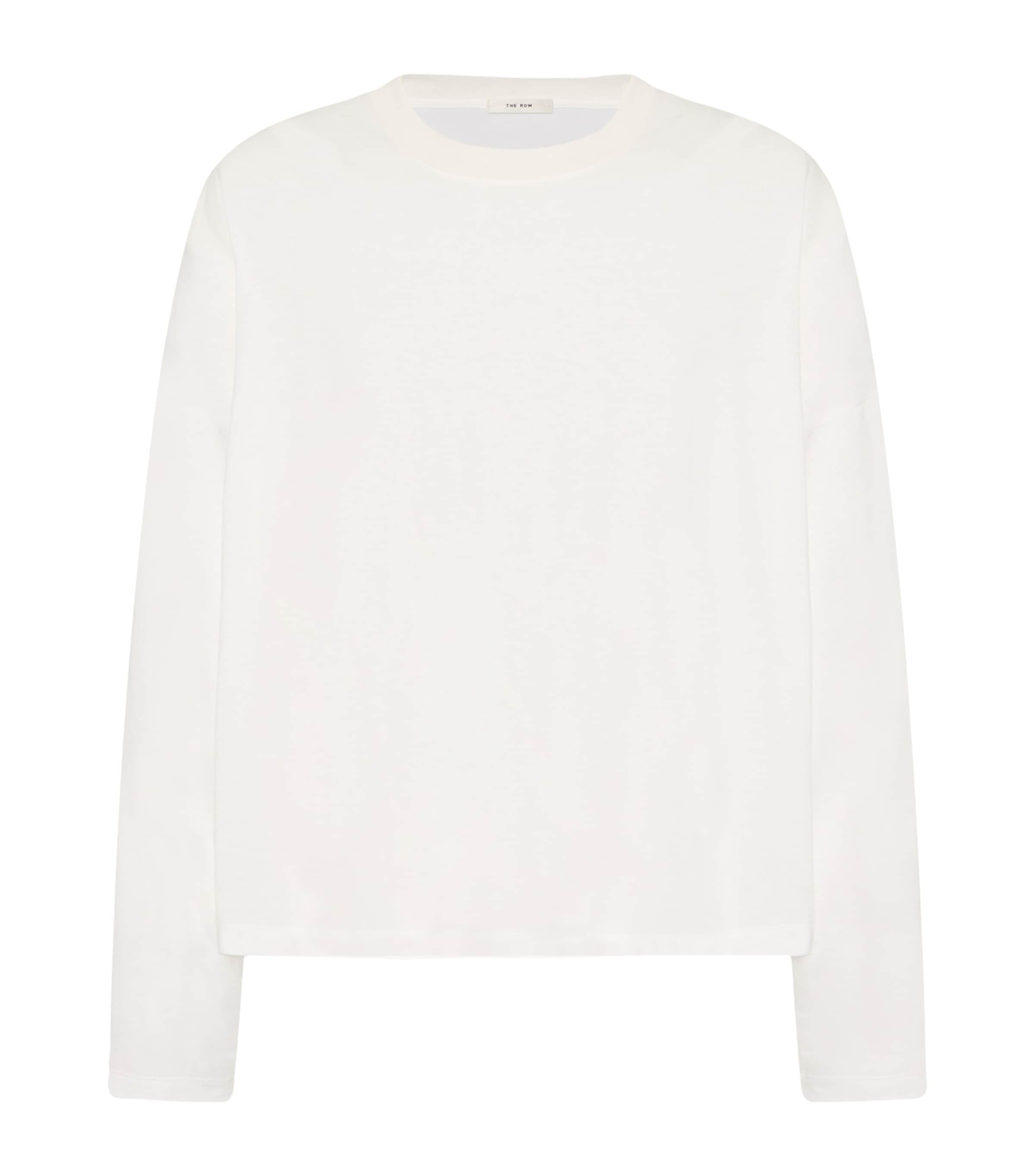 The Row Haru Cotton T-shirt In White