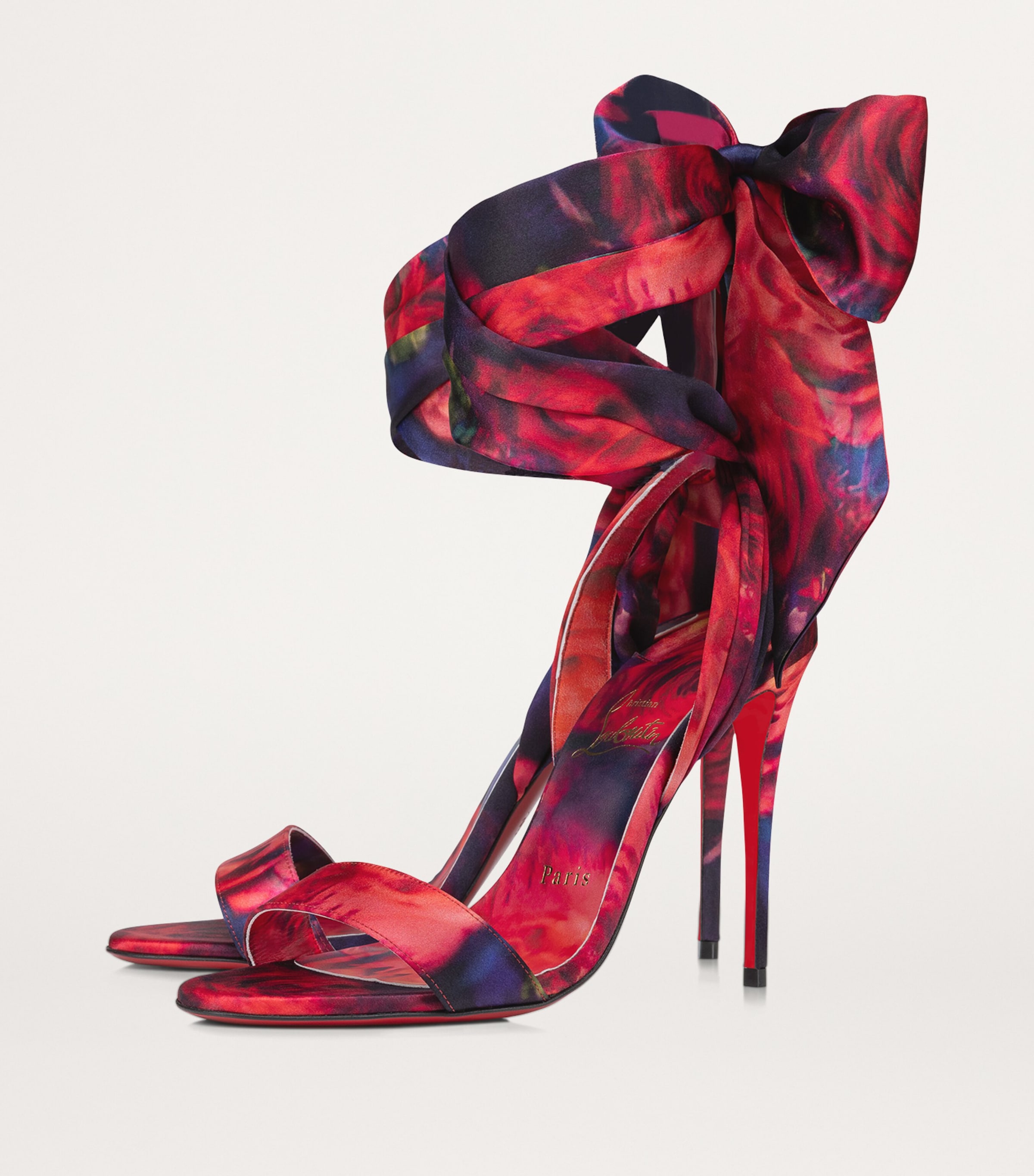Christian Louboutin Sandale du Désert Silk Sandals 100